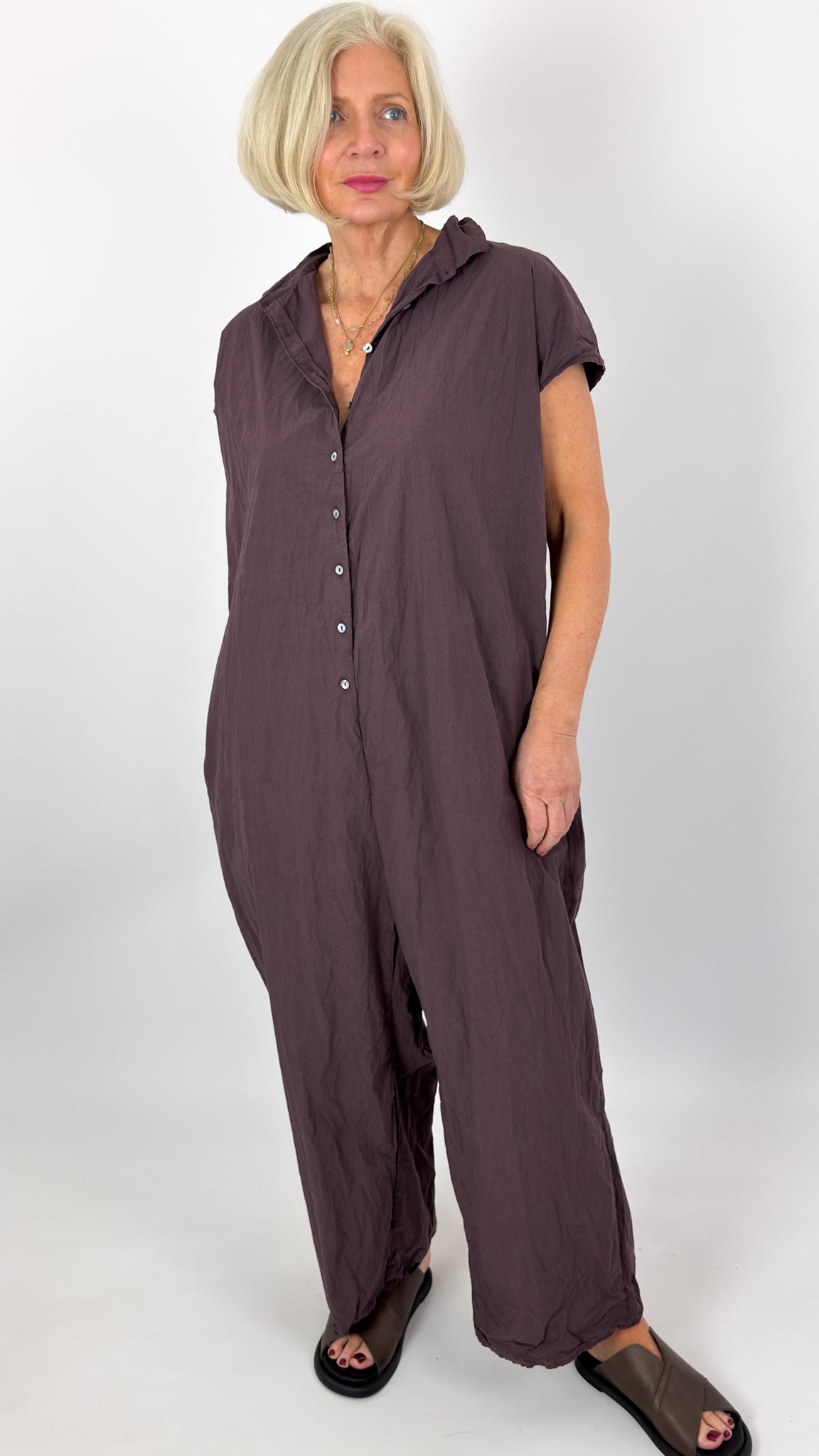 Album Di Famiglia 60_09 TC Jumpsuit Grape