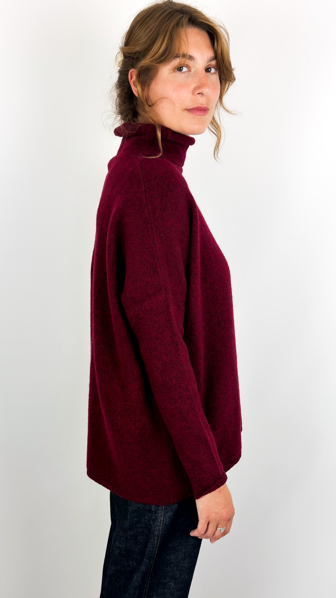 Cash-Ca W551 Jumper Dark Berry