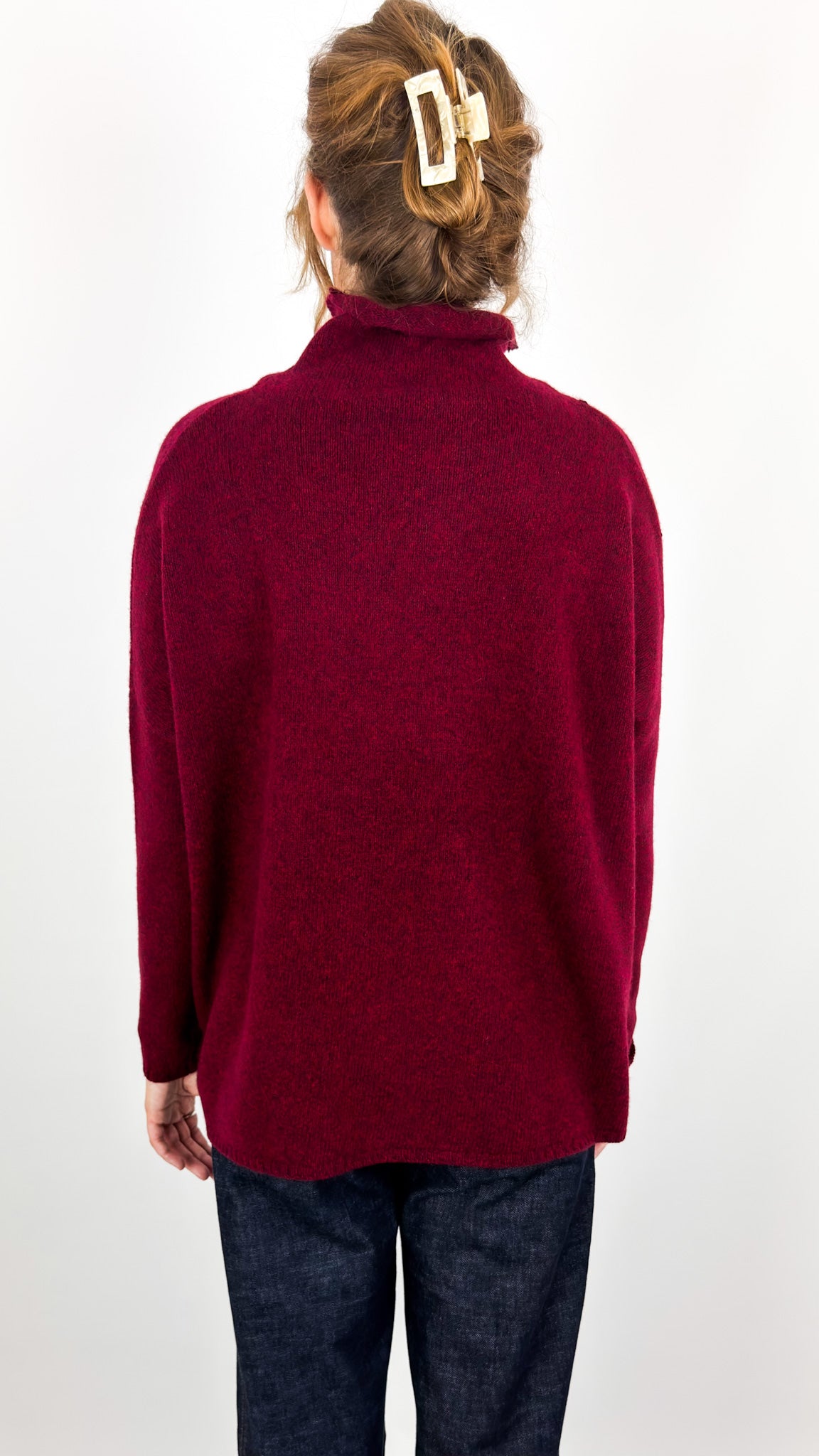 Cash-Ca W551 Jumper Dark Berry