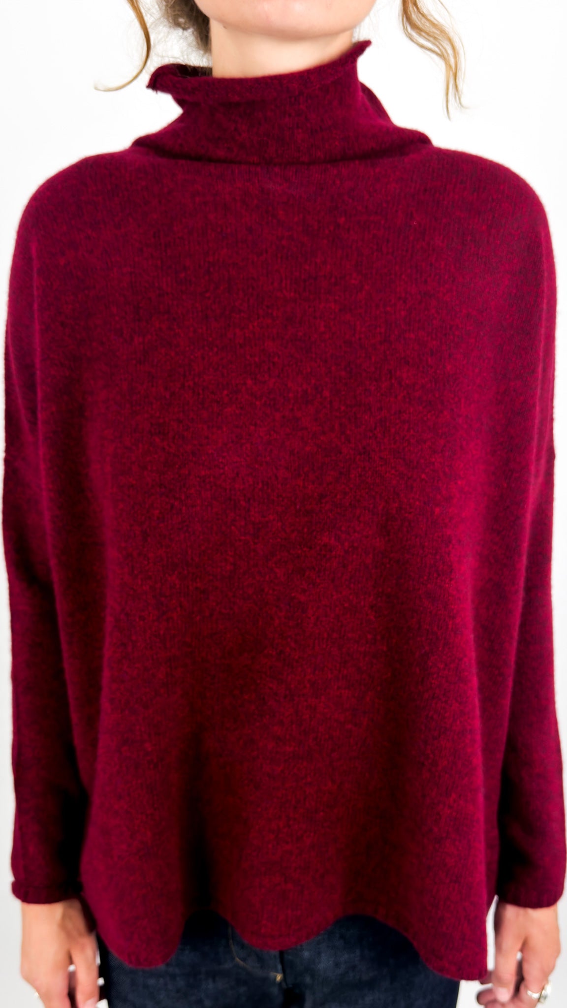Cash-Ca W551 Jumper Dark Berry
