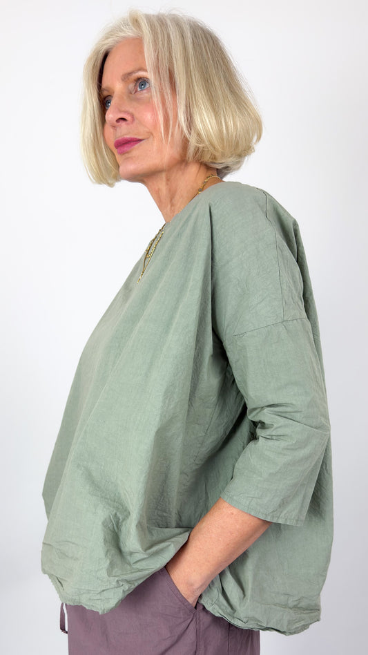 Album Di Famiglia 12_118 TC Tunic Shirt Sage