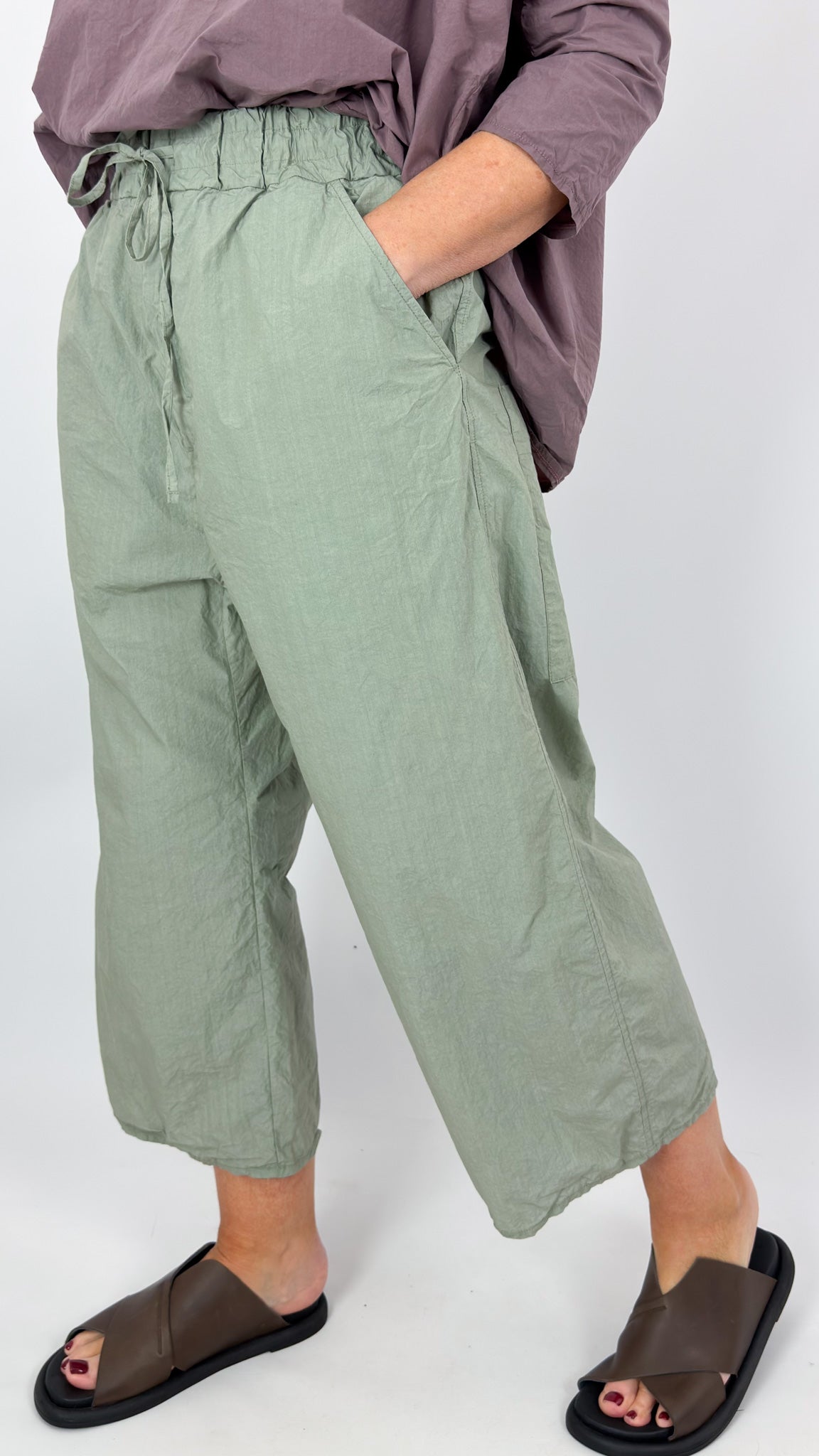 Album Di Famiglia 178 TC W&S Trousers Sage