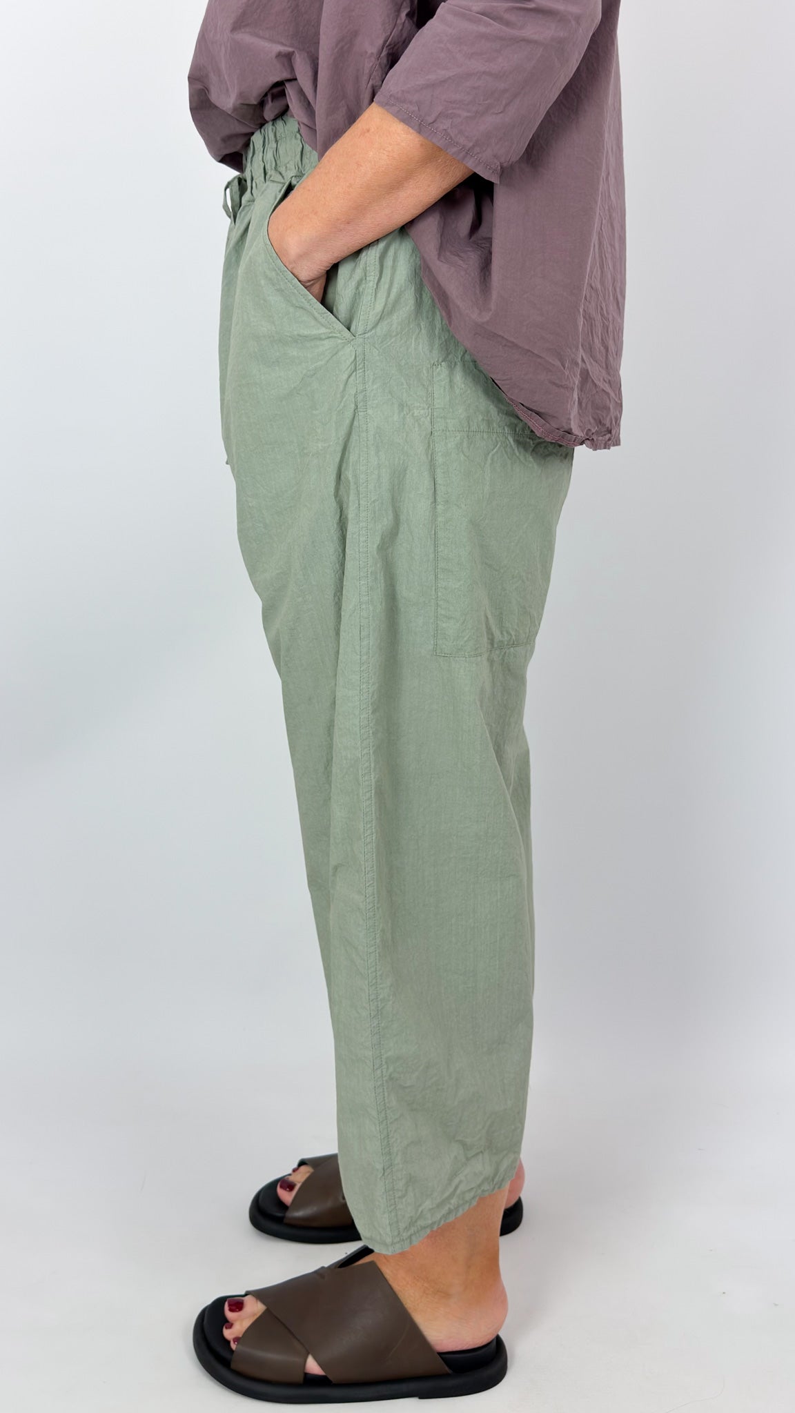 Album Di Famiglia 178 TC W&S Trousers Sage