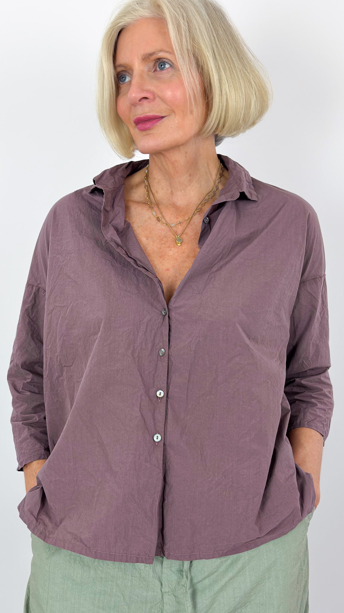 Album Di Famiglia 12_56 TC Shirt Mauve
