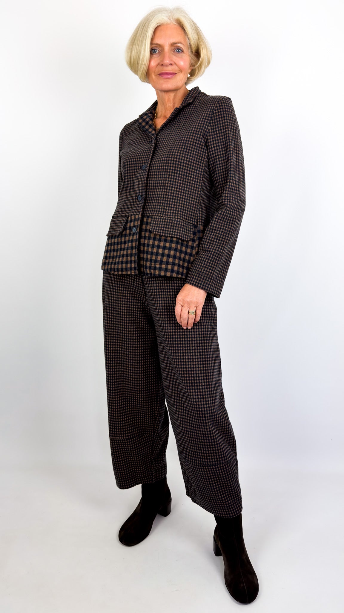 Mama b Bimira Trousers Notte Check