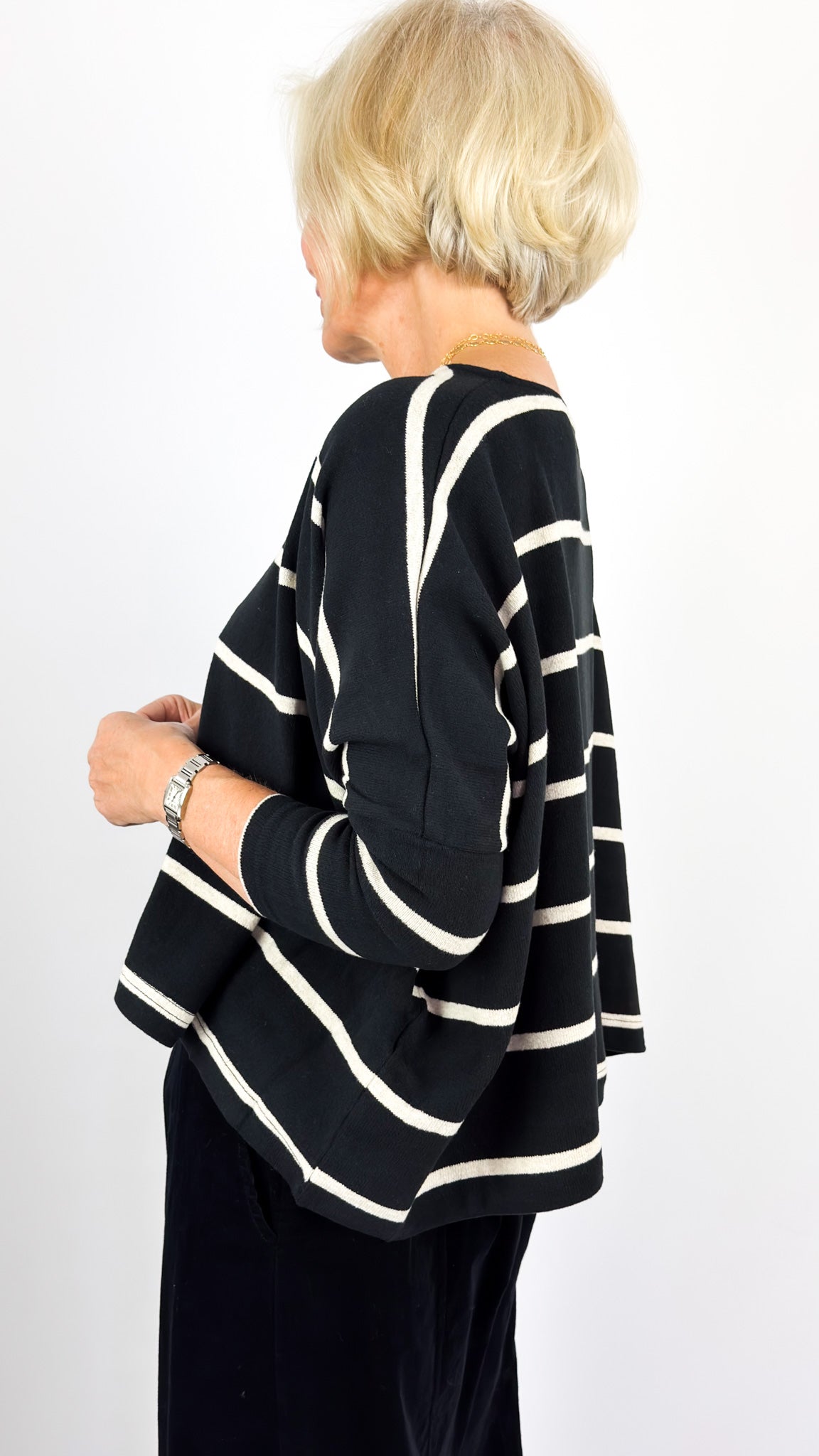 Mama b Kira Jumper Nero Stripe
