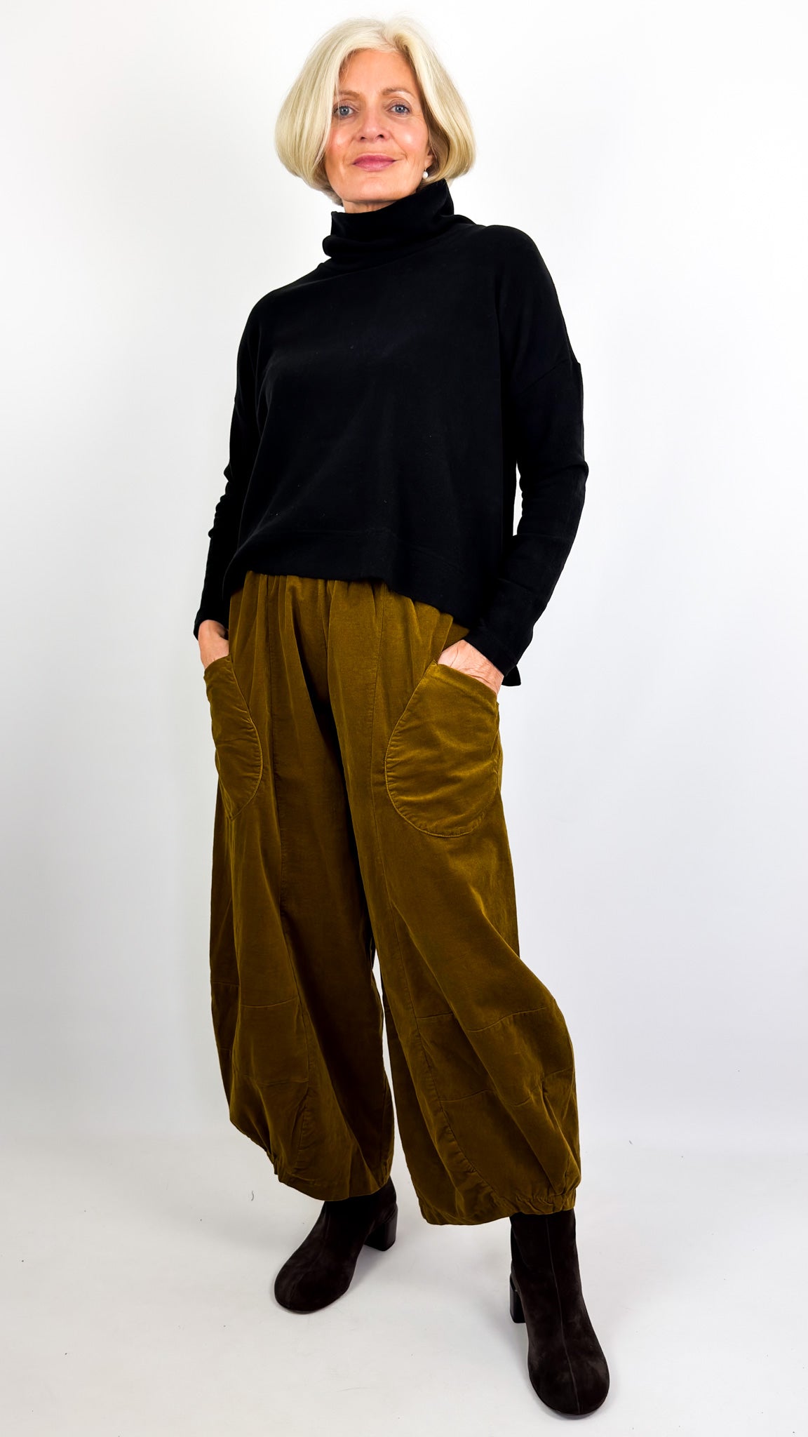 Mama b Pace Trousers Caramello