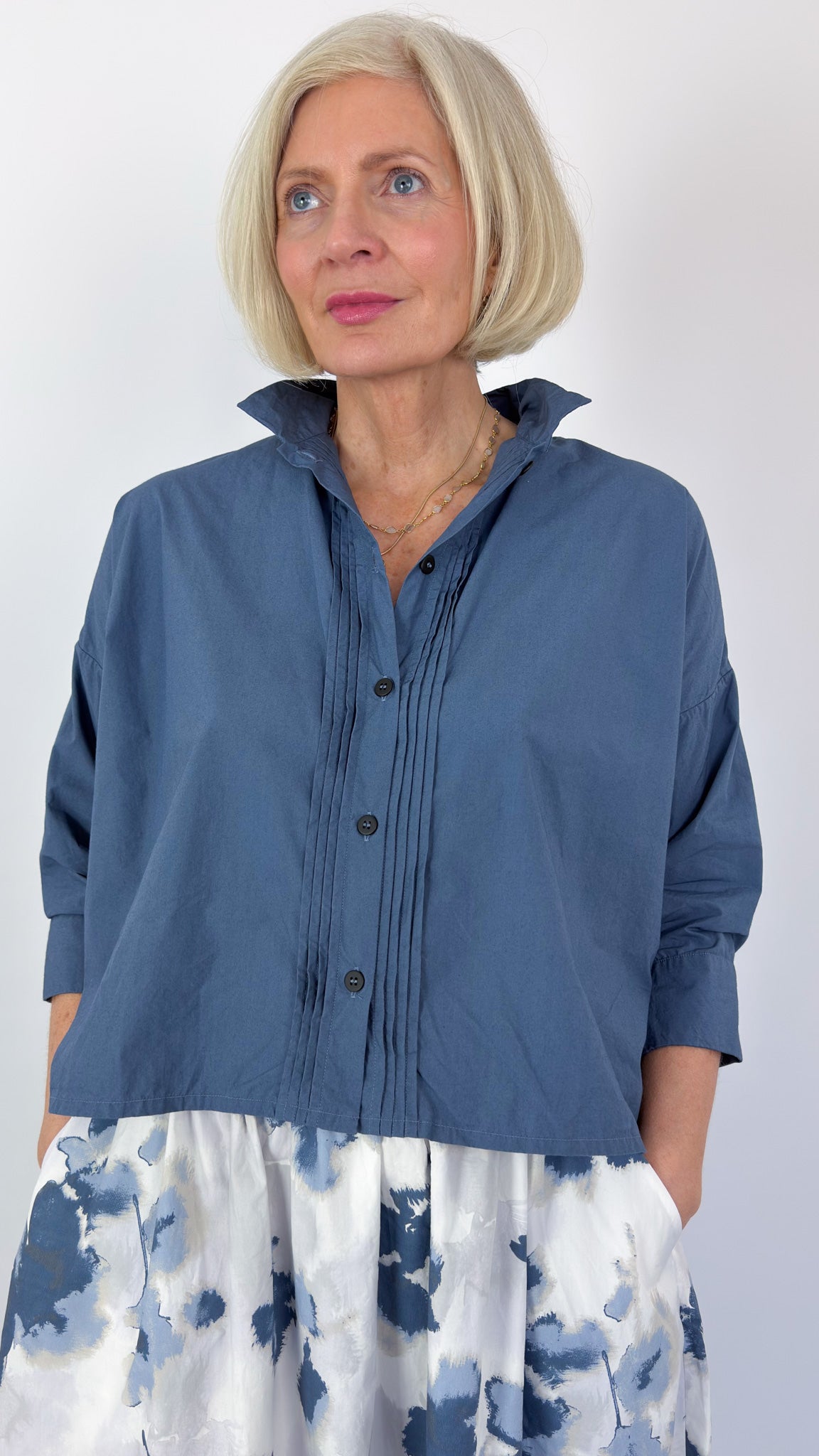 Bergfabel Claudia Shirt Blue