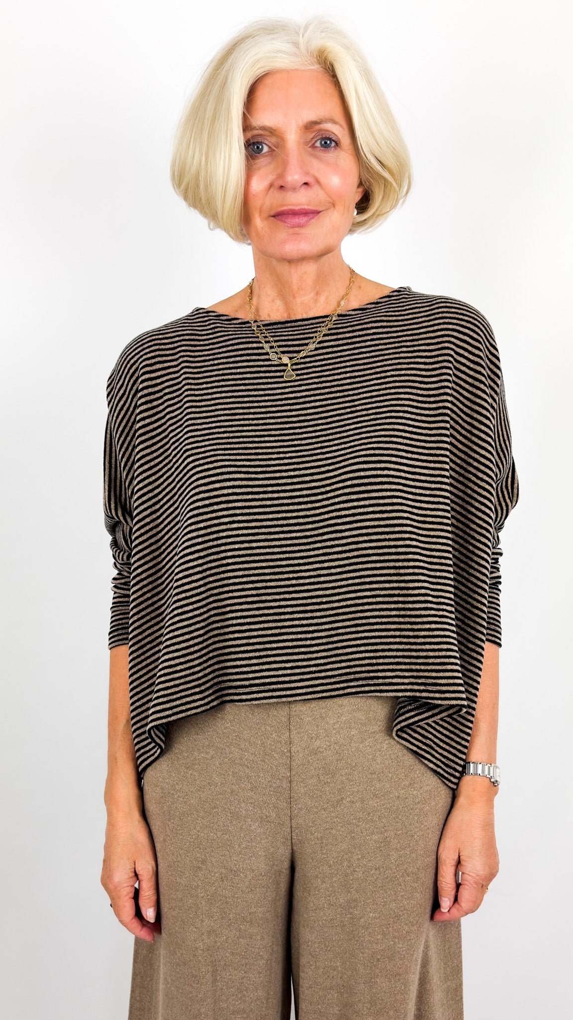 Mama b Kira Jumper Alpaca Stripe