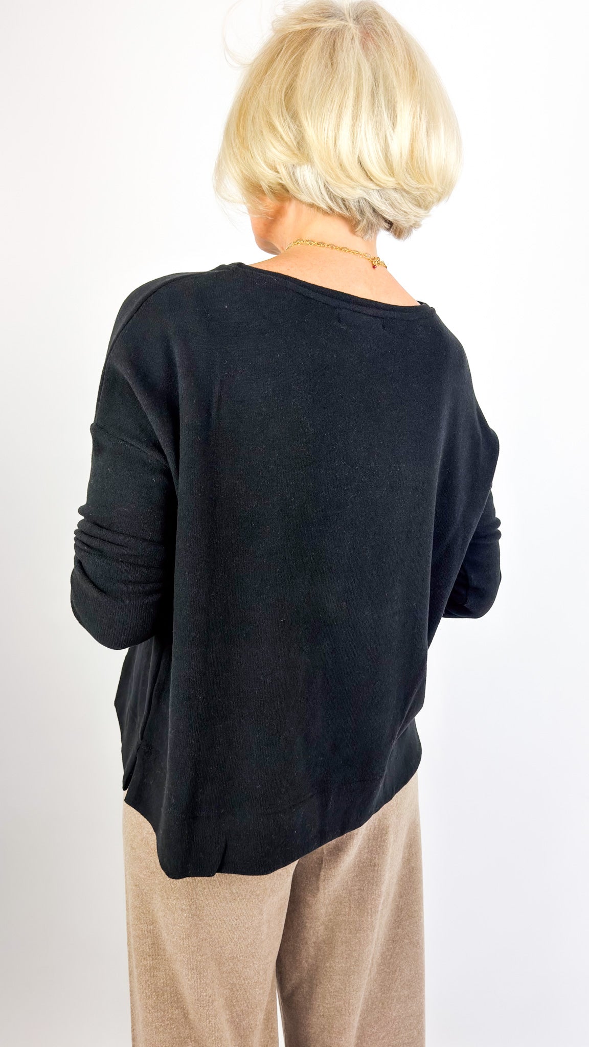 Mama b Mara Jumper Nero