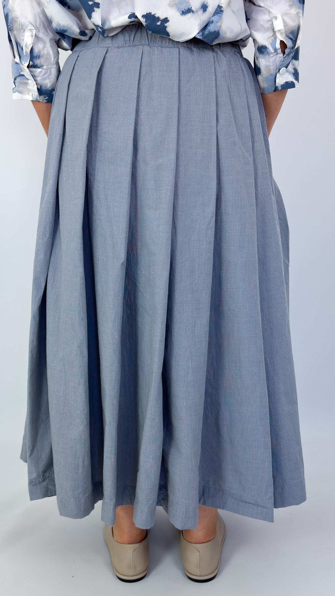 Bergfabel Matilde Skirt Charcoal Check