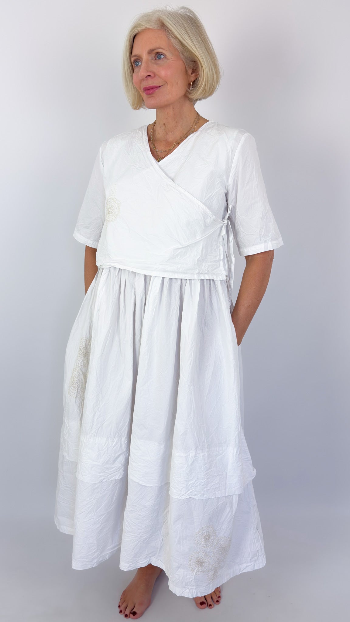 Ewa i Walla Riona Dress White