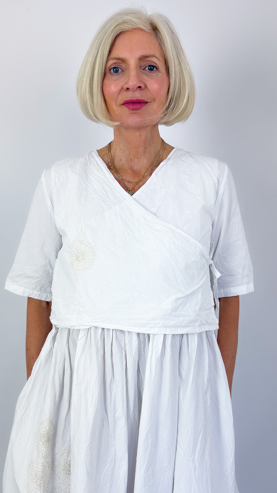 Ewa i Walla Riona Dress White