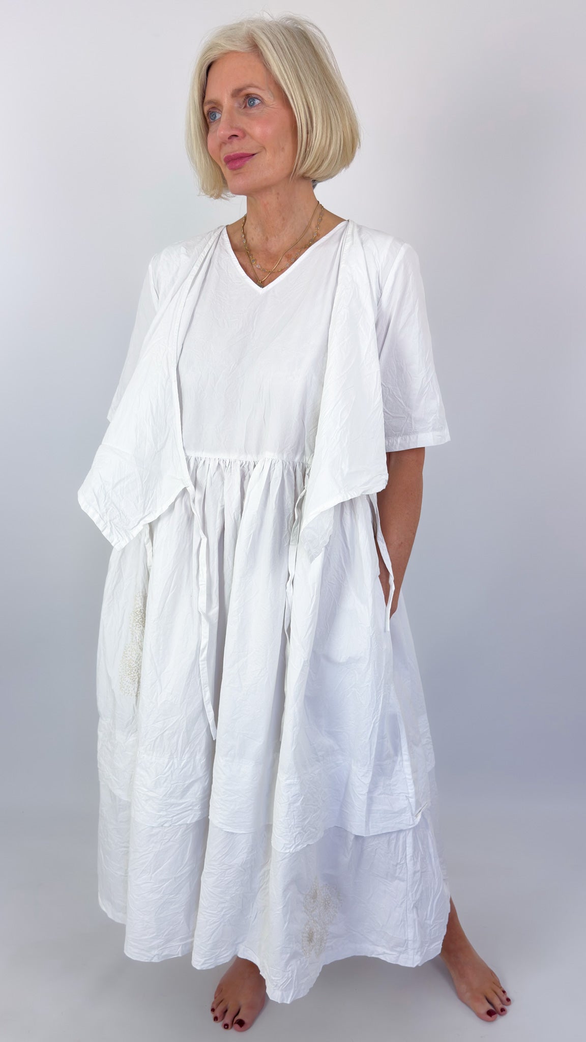 Ewa i Walla Riona Dress White