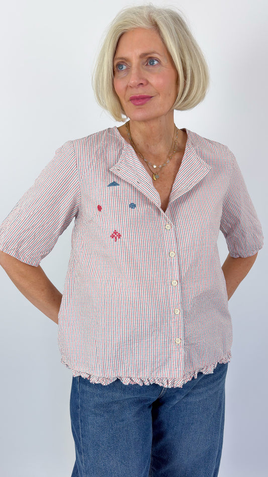 Ewa i Walla Rachelle Blouse Check