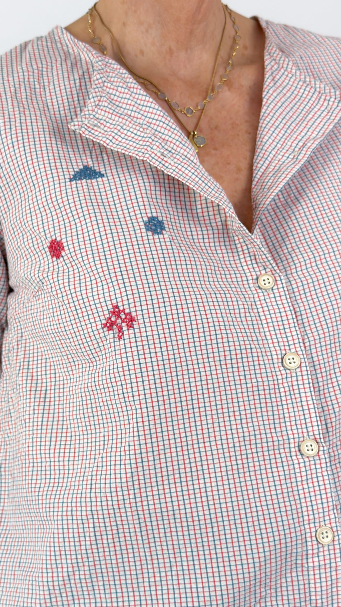 Ewa i Walla Rachelle Blouse Check