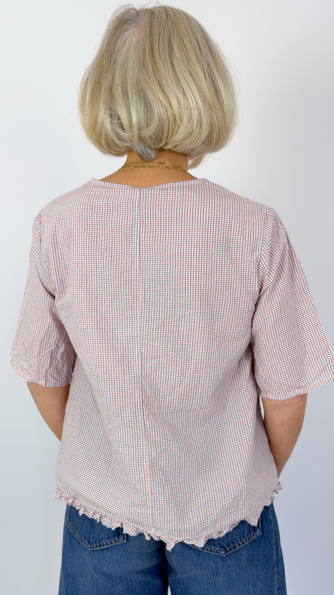 Ewa i Walla Rachelle Blouse Check