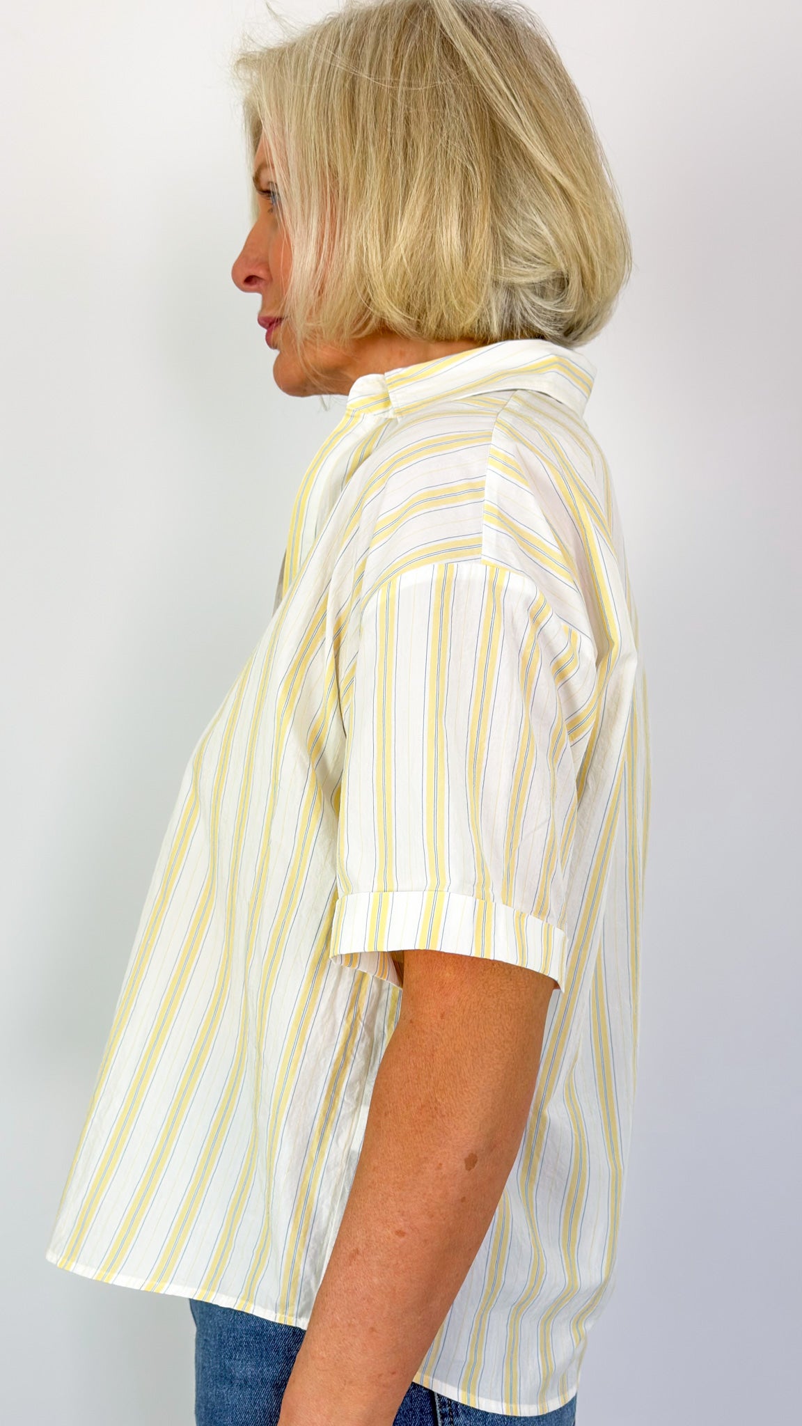 Diega Tifana Blouse Ecru/Yellow