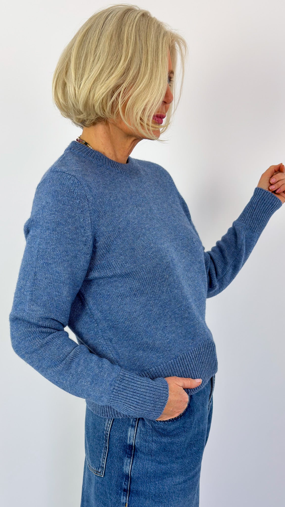 Cordelia James Lizzie Jumper Denim