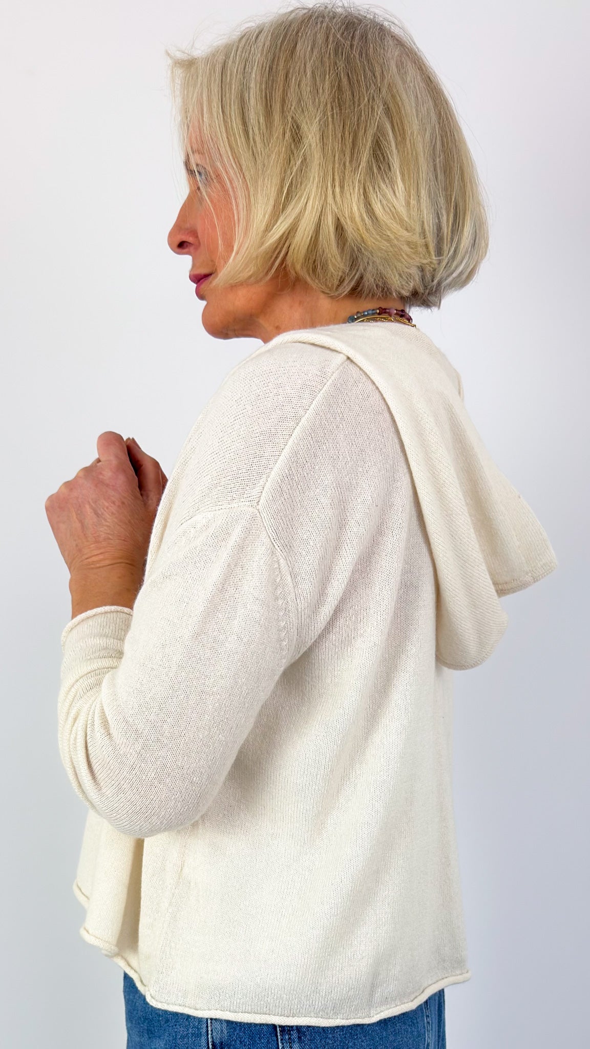 Cordelia James Elsi Cardigan Ivory