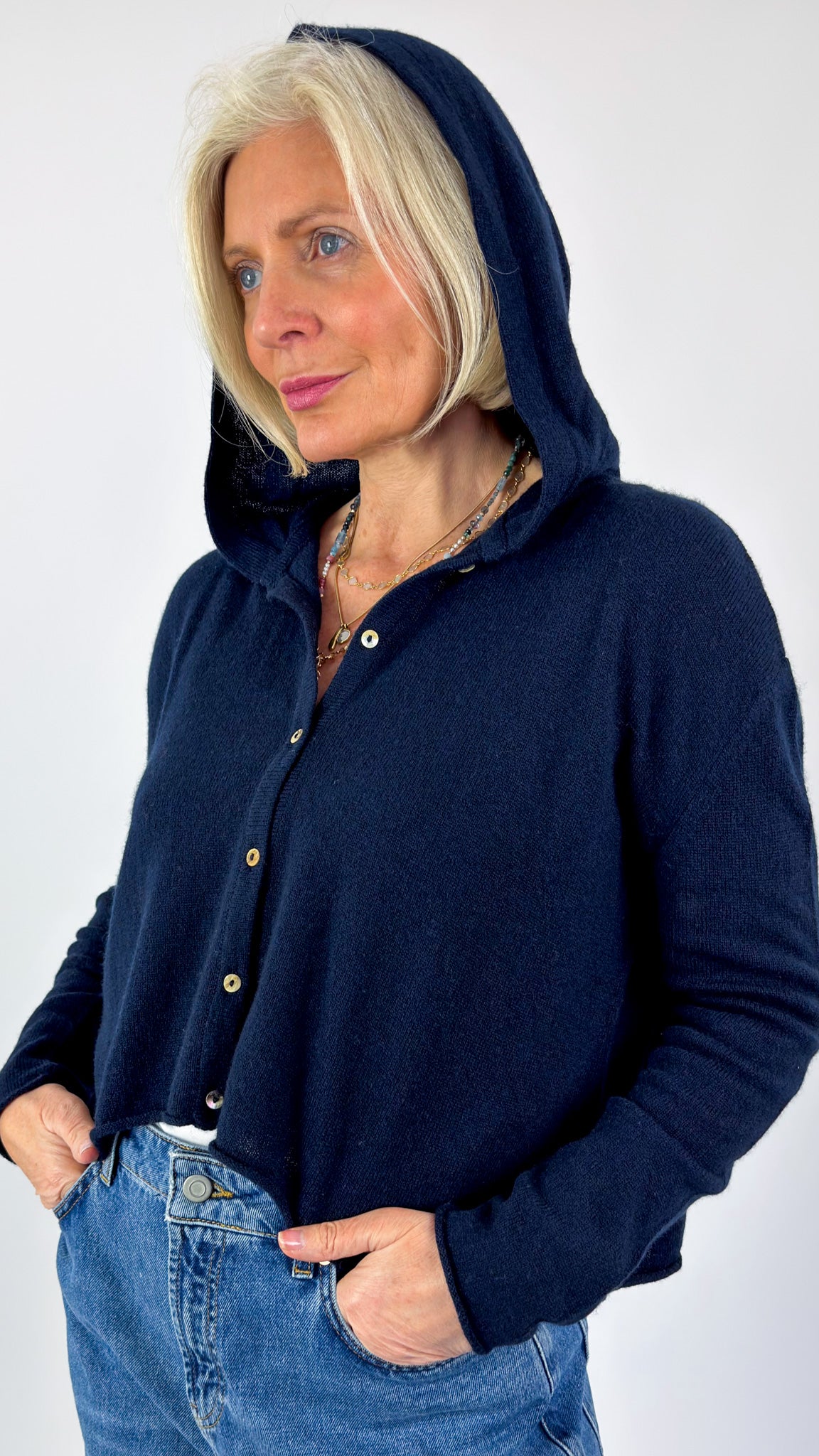 Cordelia James Elsi Cardigan Navy
