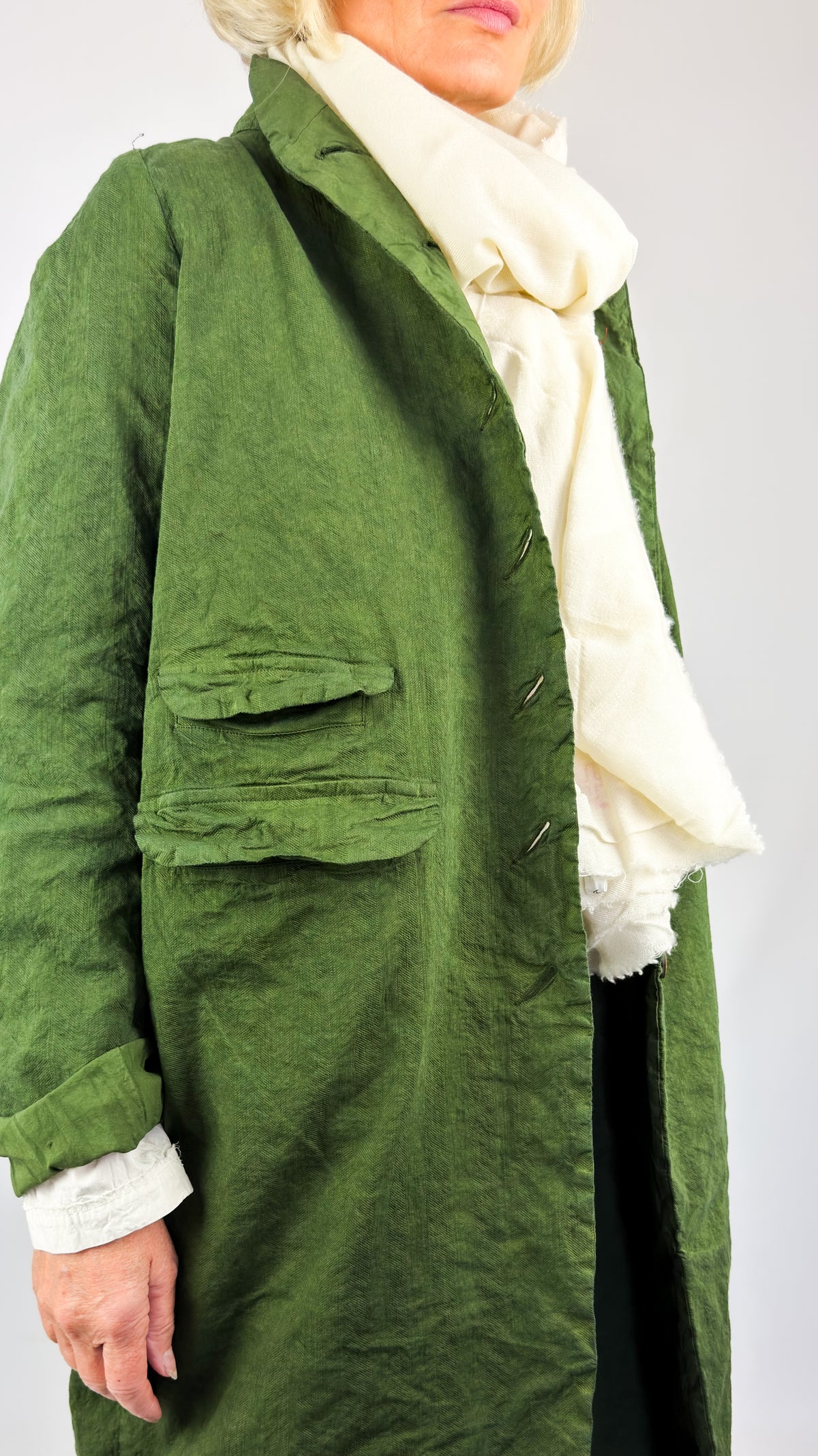 H+ Marthe Coat Dark Green