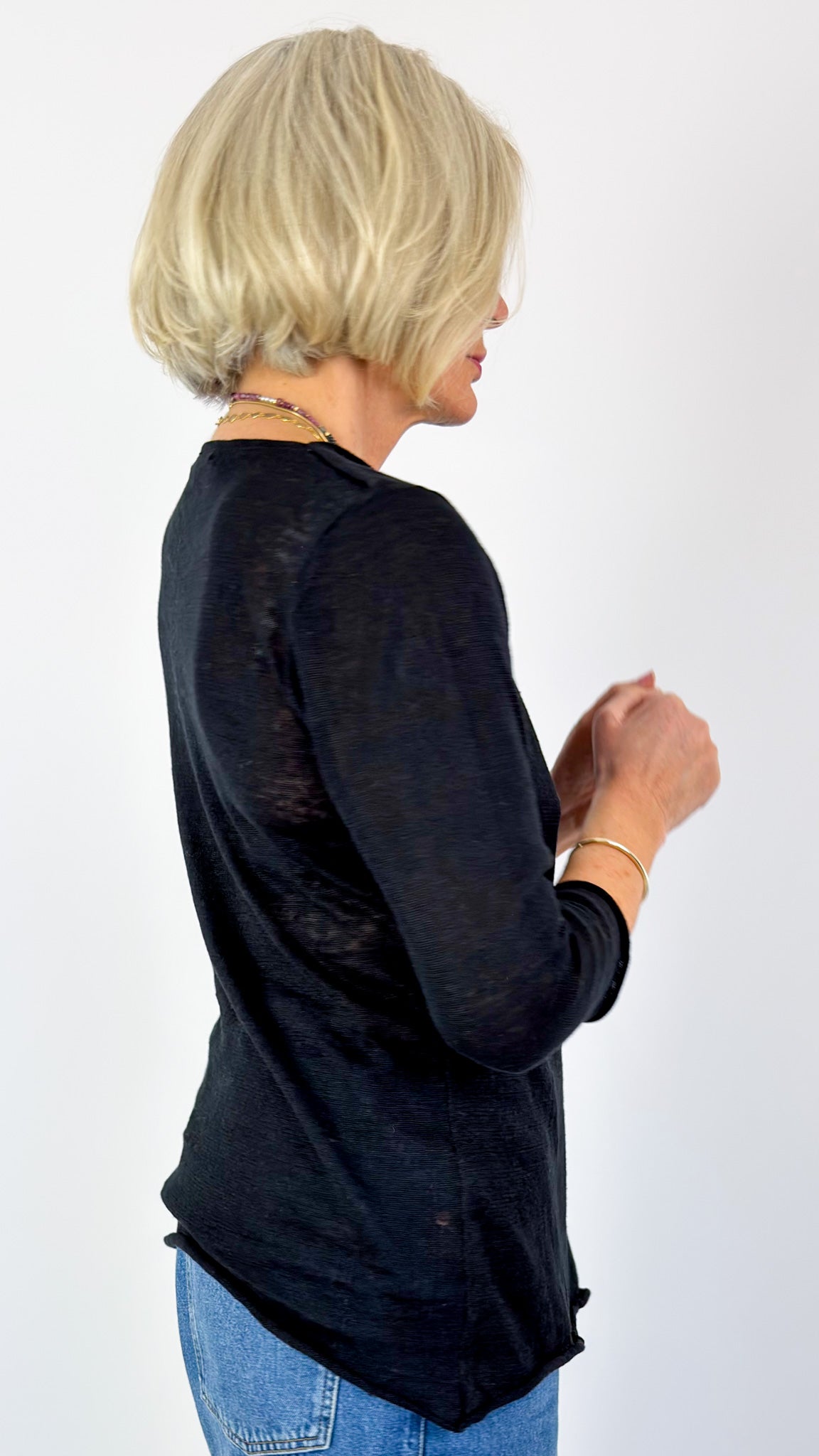 Cordelia James Wanda Top Black