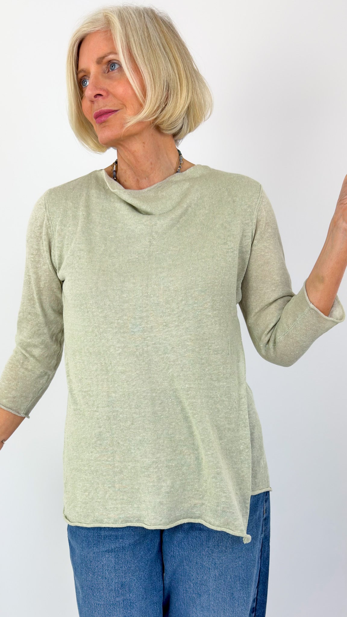 Cordelia James Wanda Top Pebble