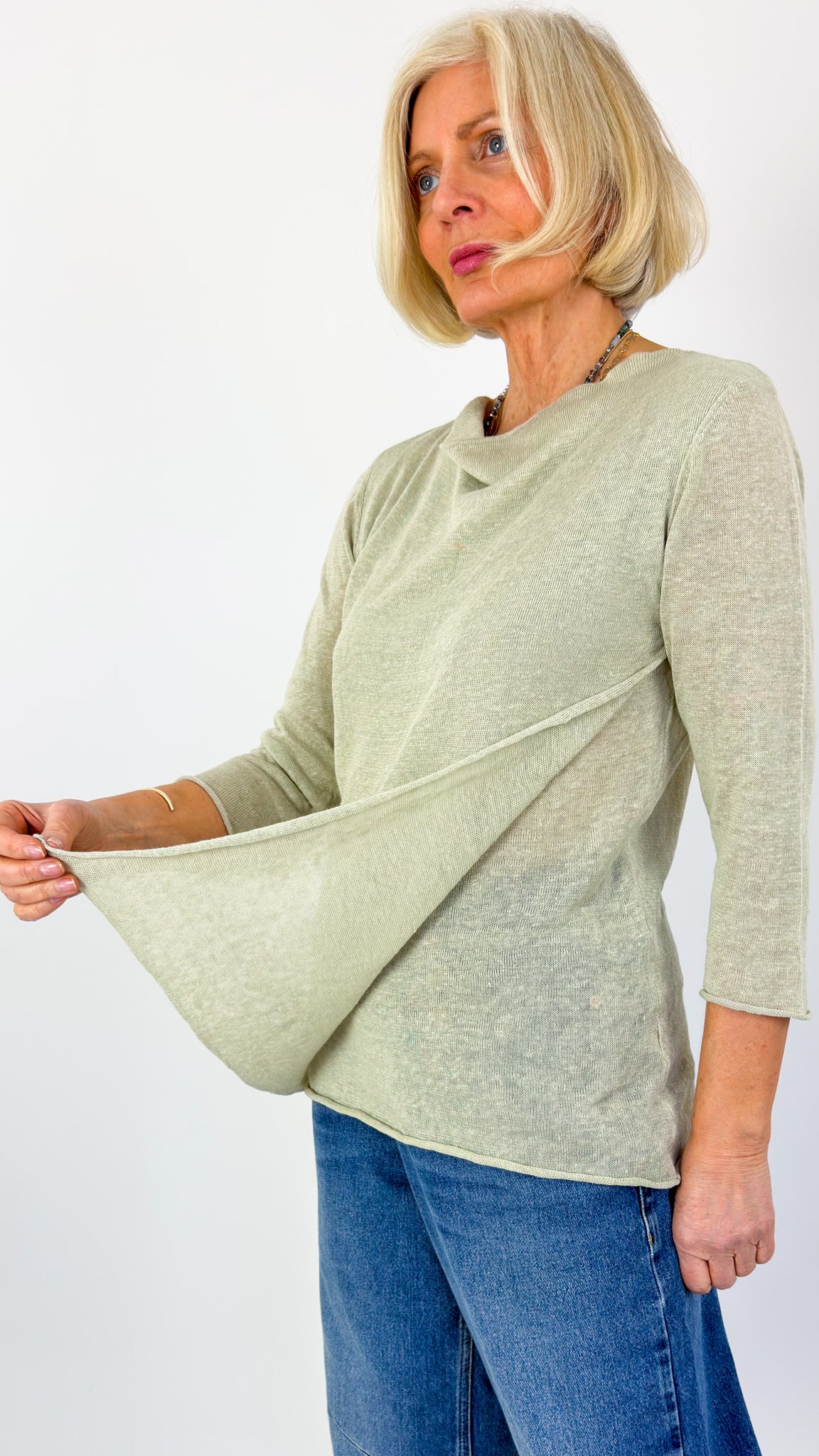 Cordelia James Wanda Top Pebble