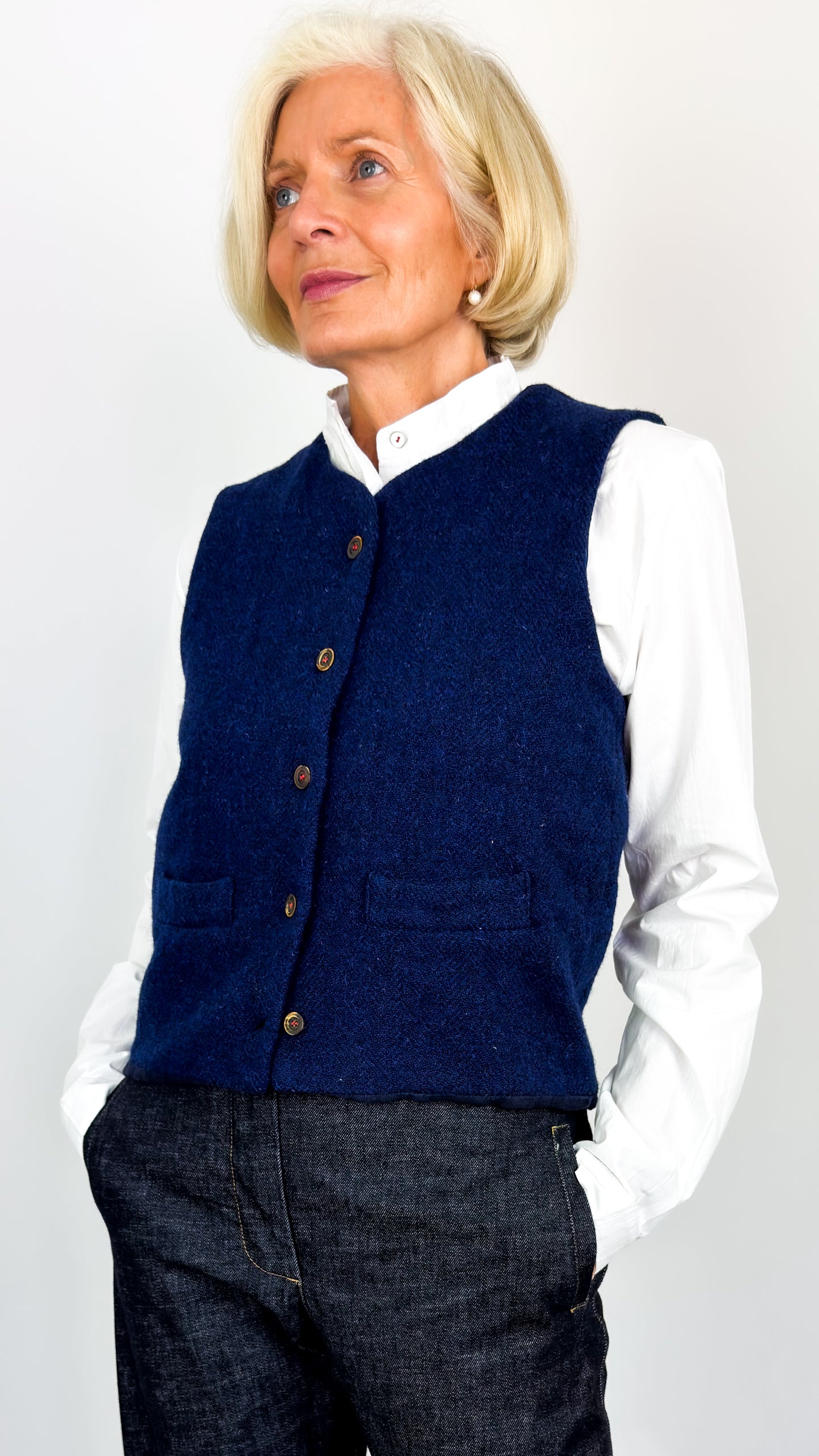 H+ Gerda Waistcoat Ink
