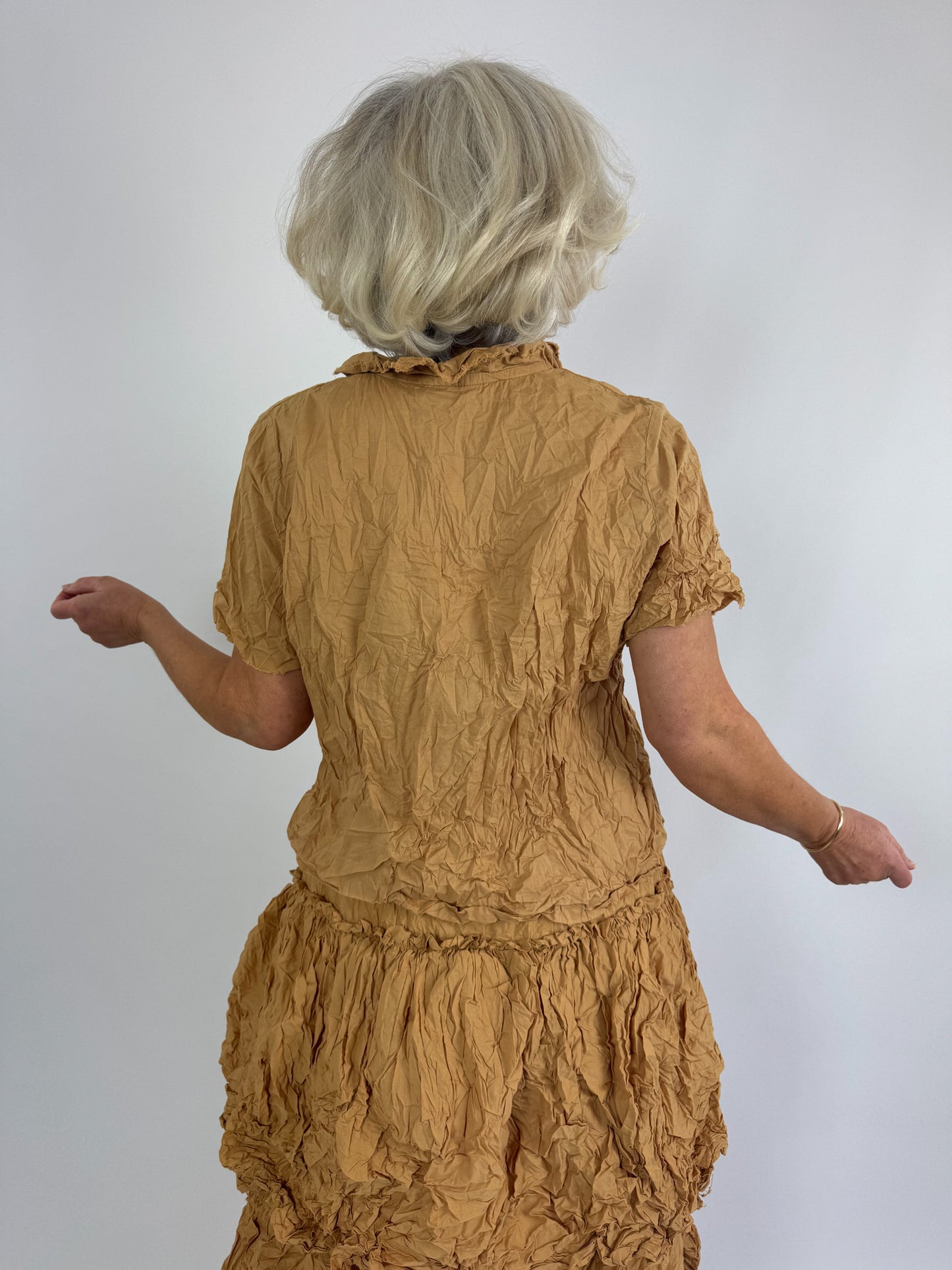 Privatsachen Applikleid Blouse Kerze