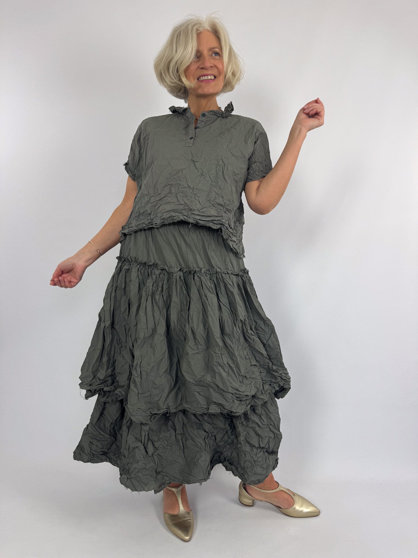 Privatsachen Applikleid Blouse Mimos