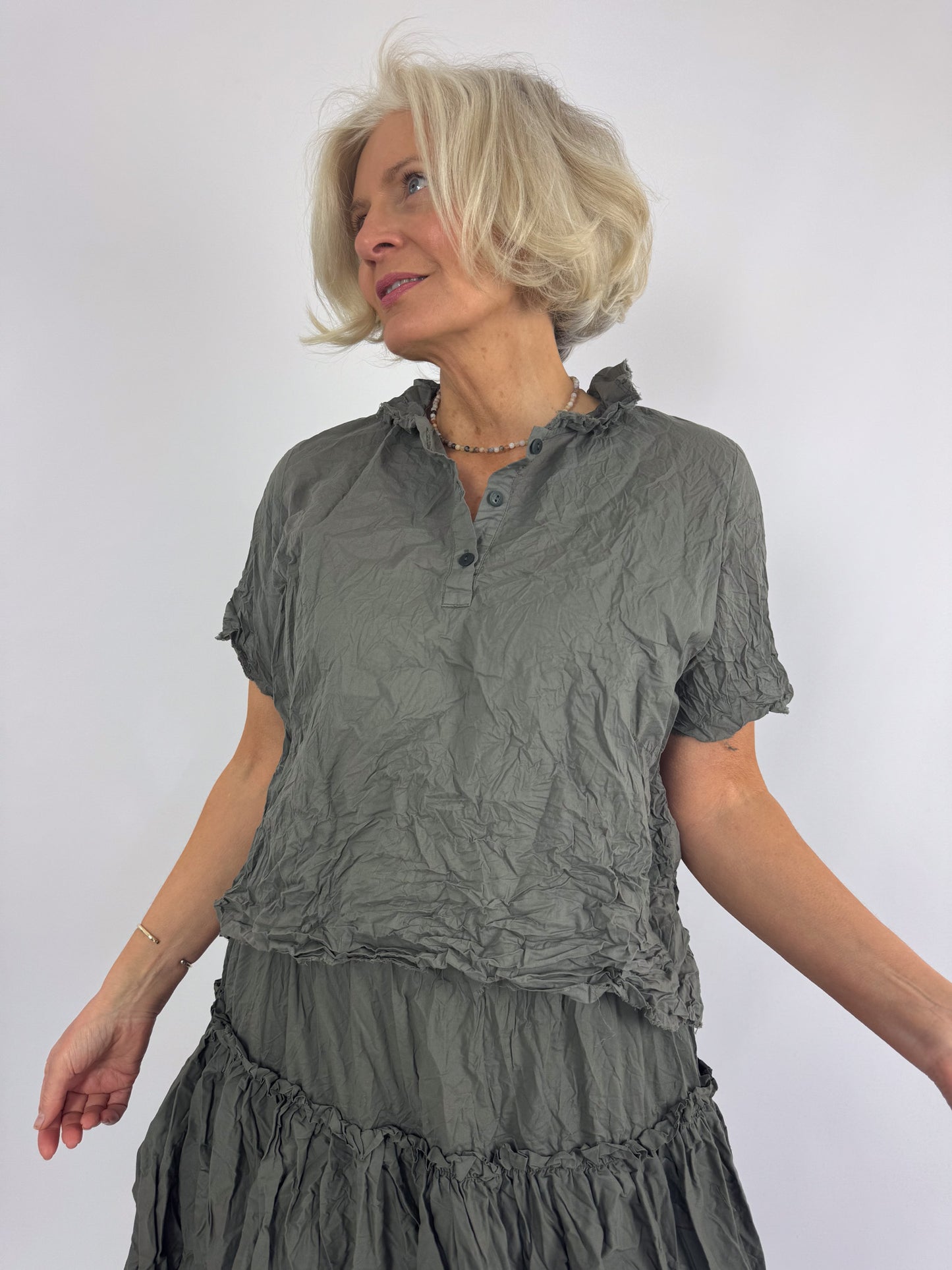 Privatsachen Applikleid Blouse Mimos