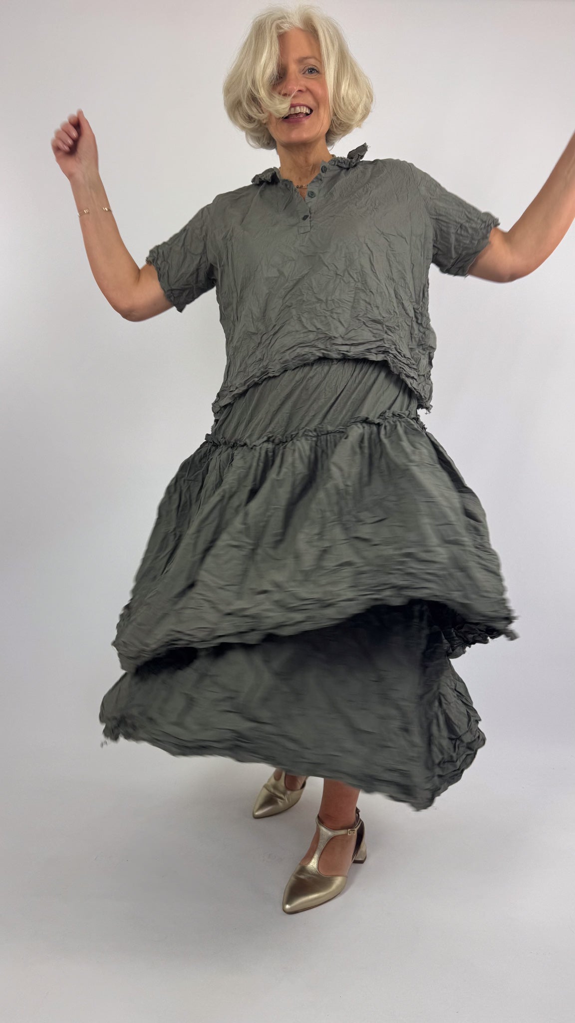 Privatsachen Applikleid Blouse Mimos