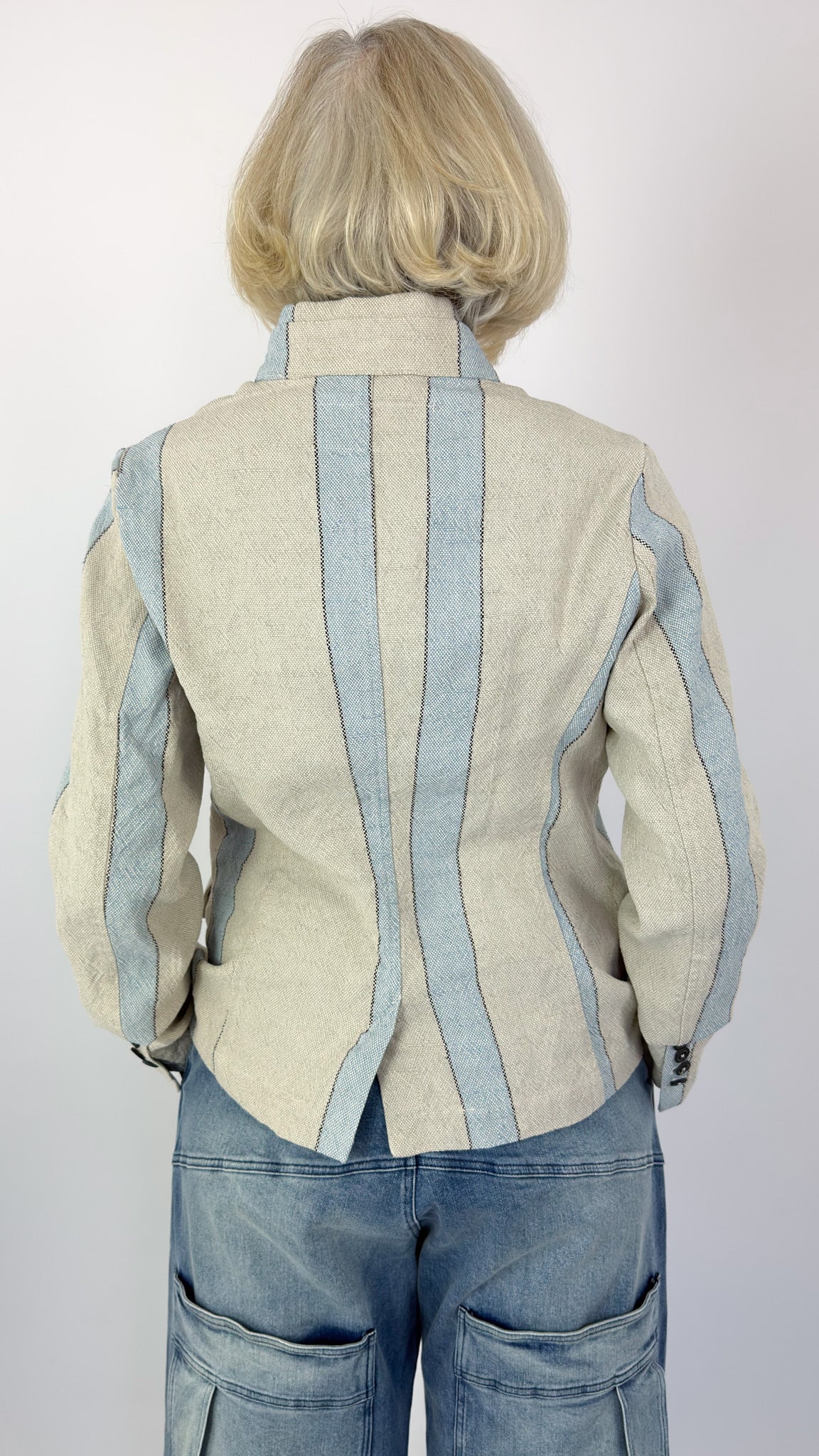 Rundholz Dip 2101103 Jacket Sky Stripe