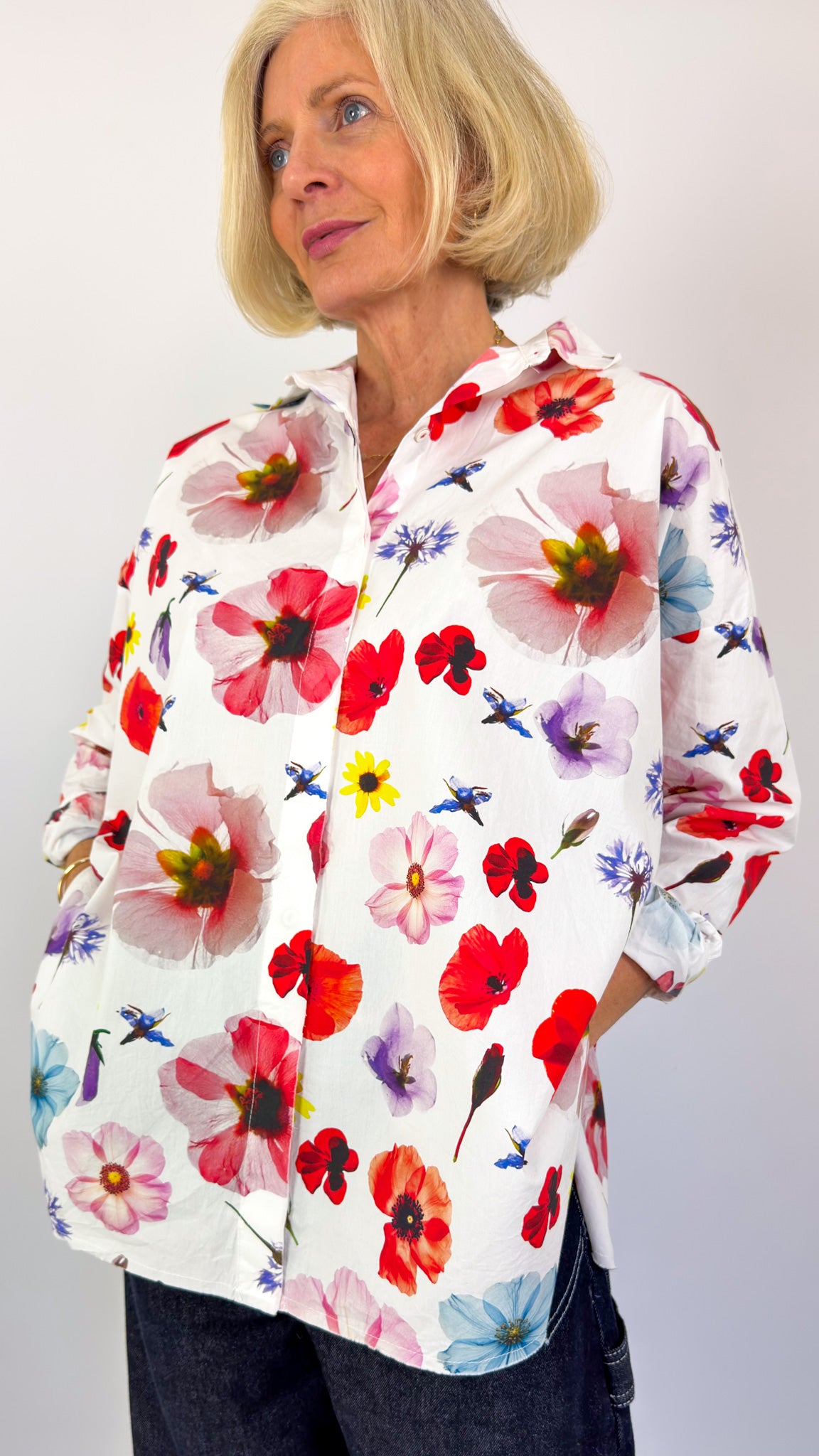 Hannoh Wessel Sienna Shirt Flowers