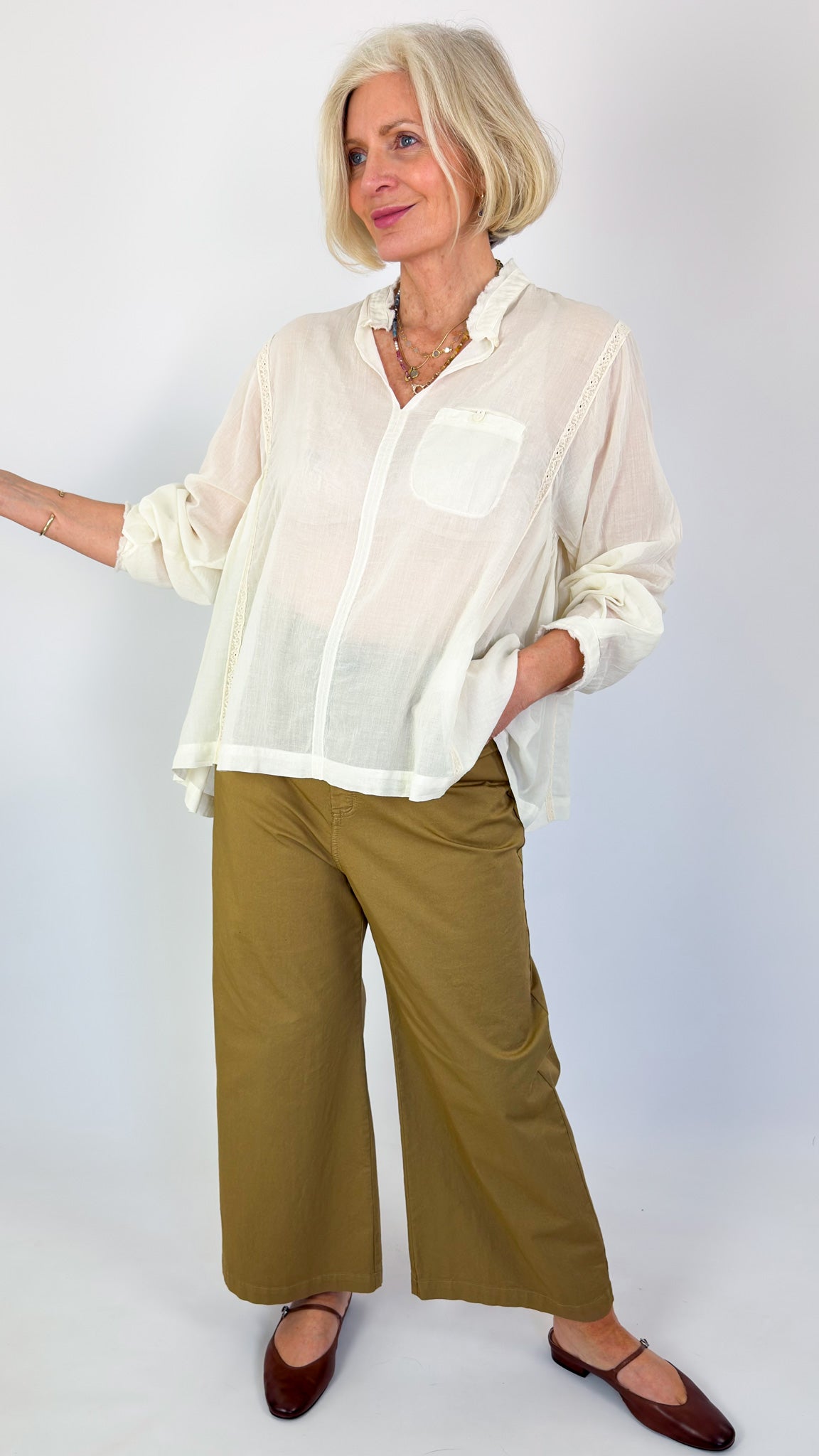 Minina Petra Shirt Cream
