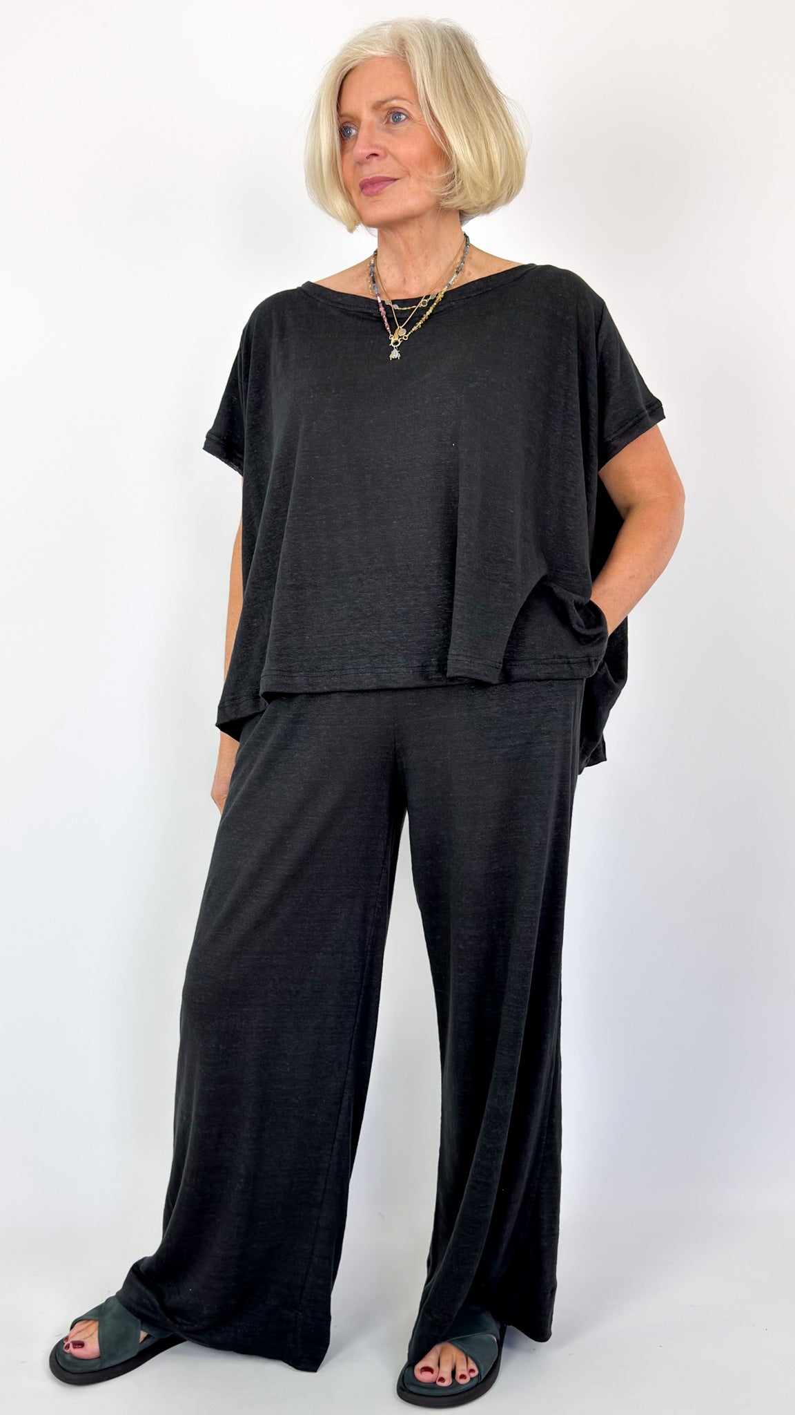 Mama b Greco T-Shirt Anthracite
