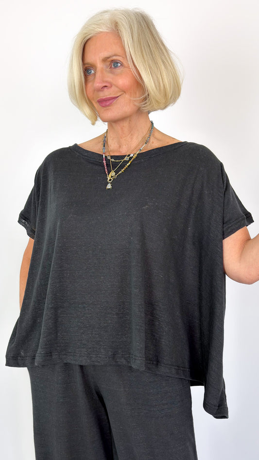 Mama b Greco T-Shirt Anthracite