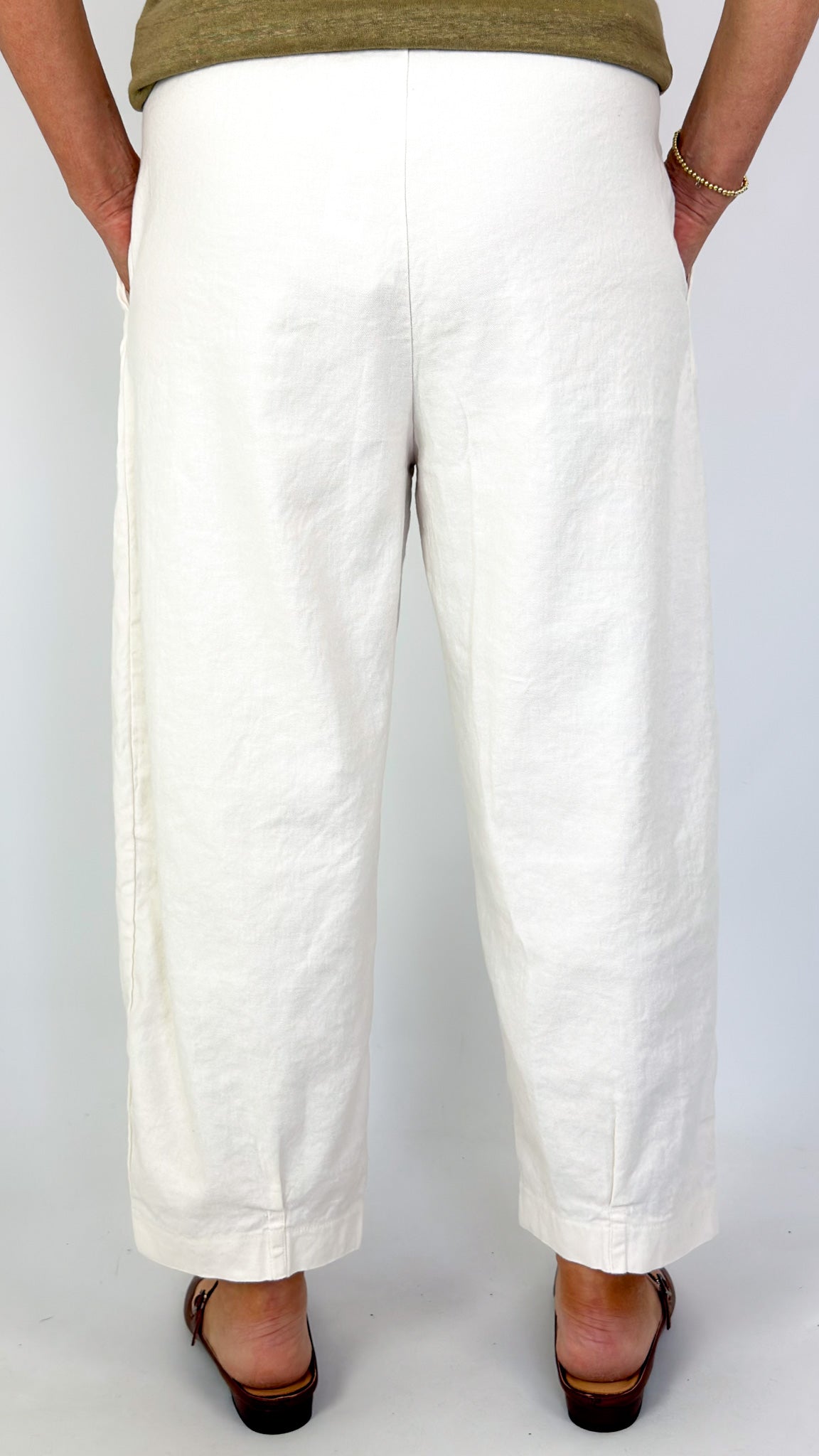 MB Bianco D Trousers Latte Tboom