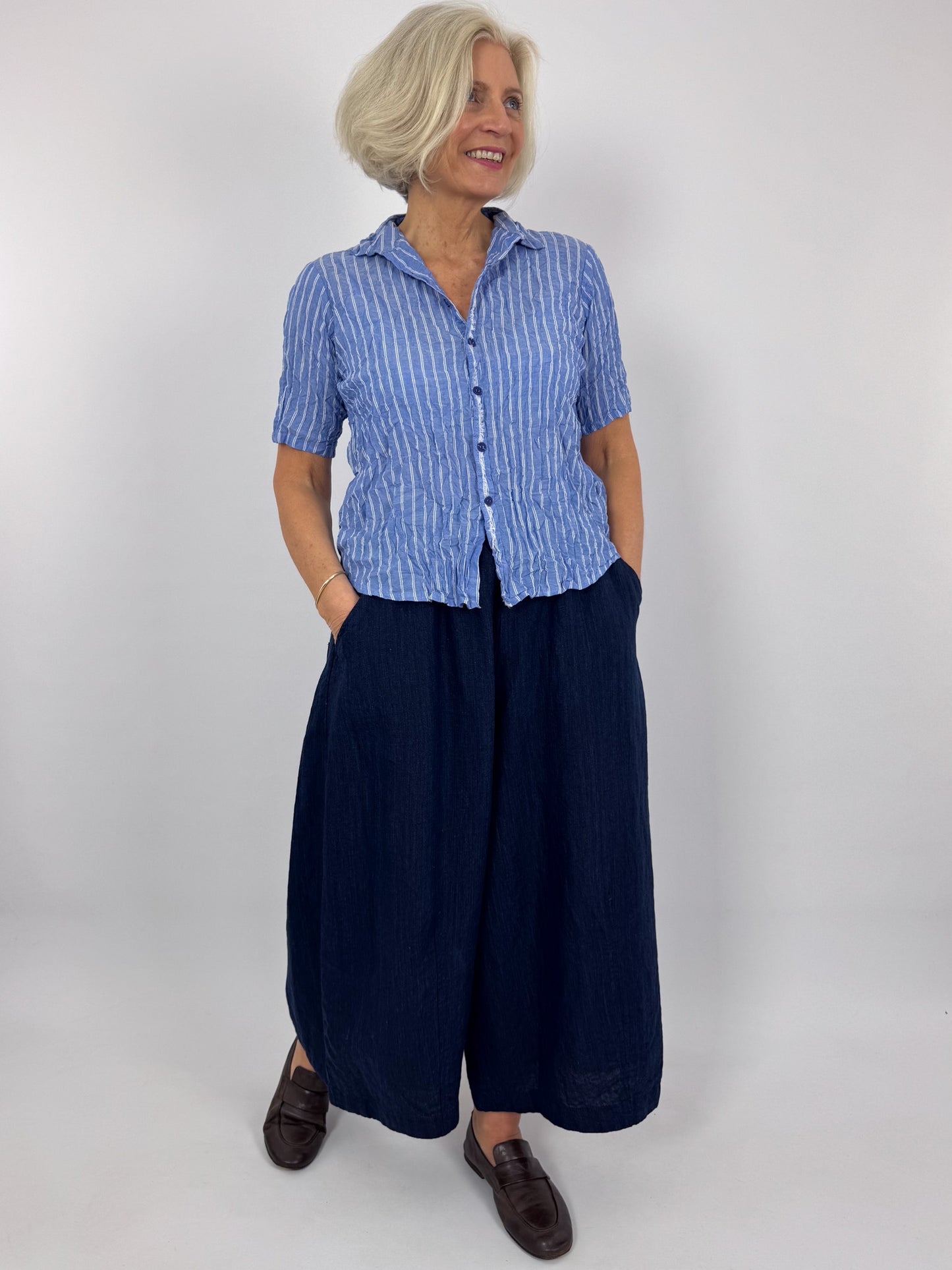 Pas De Calais 6795 Blouse Saxe Blue