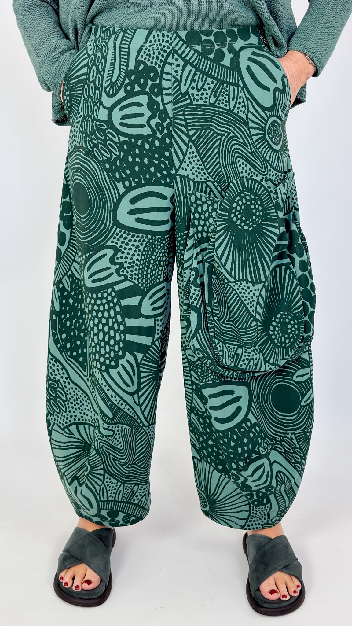 Rundholz Black Label 0114 Trousers Tree Print