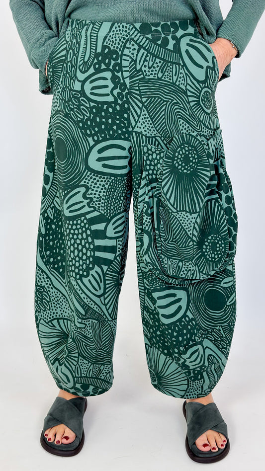 Rundholz Black Label 0114 Trousers Tree Print