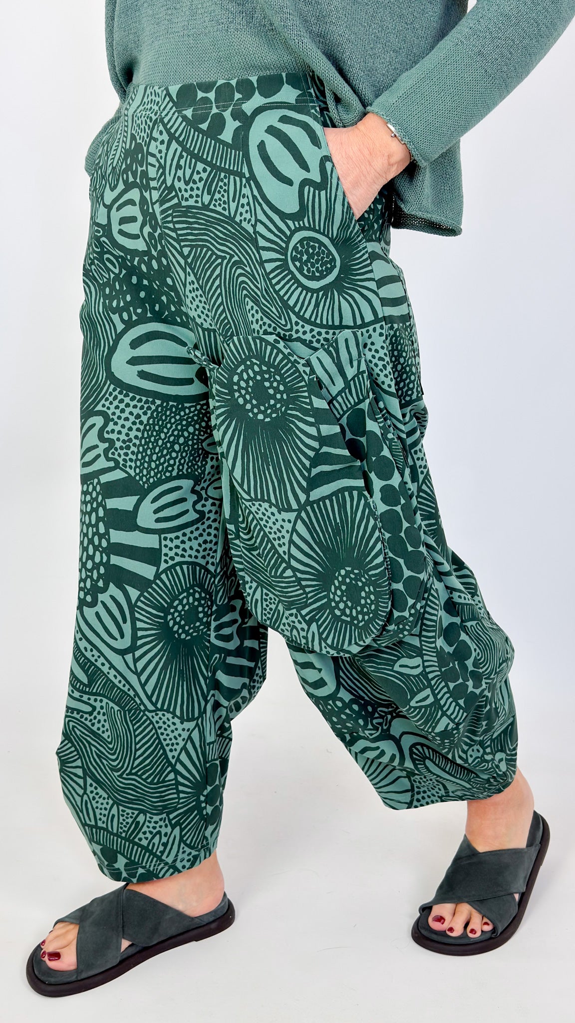 Rundholz Black Label 0114 Trousers Tree Print