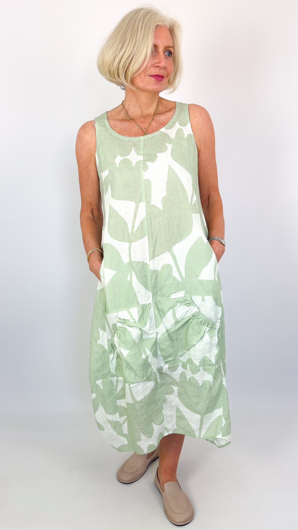Rundholz Black Label 3550902 Dress Lime Print