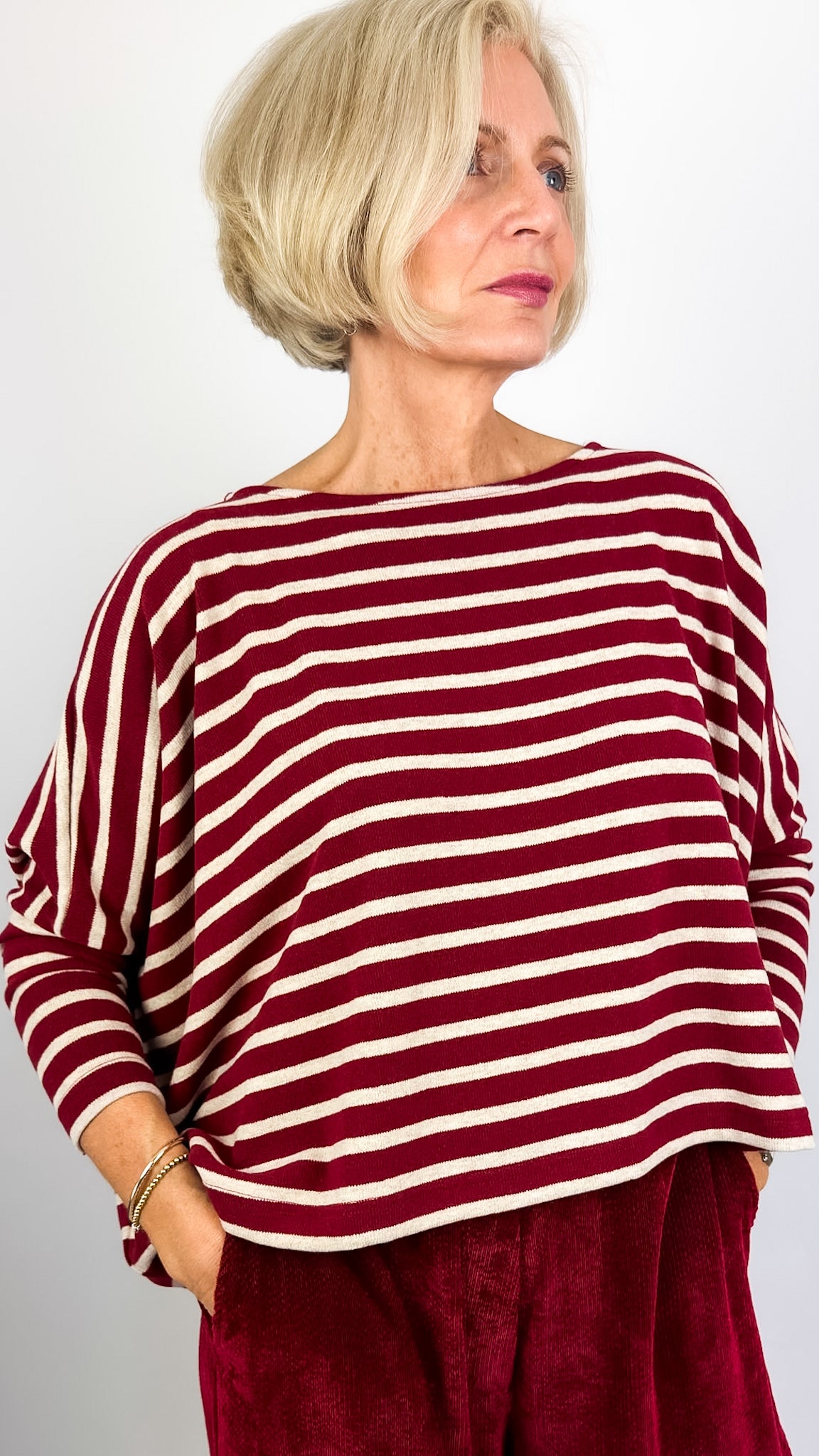 Mama b Kira Jumper Scuro Stripe