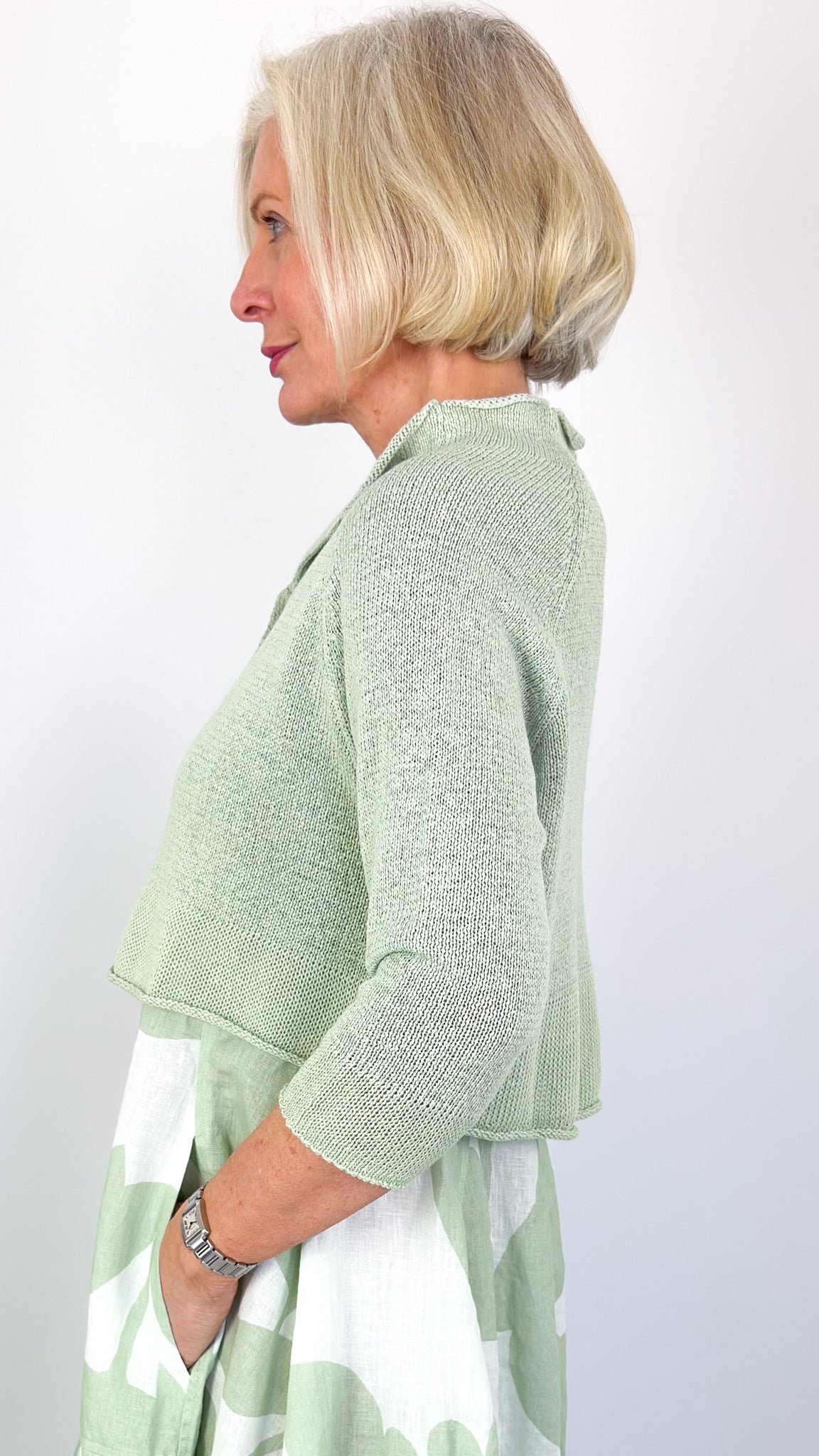 Runsholz Black Label 7107 Cardigan Lime