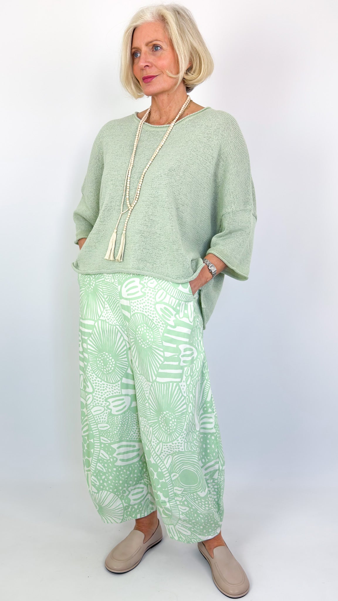 Rundholz Black Label 0106 Trousers Lime Print