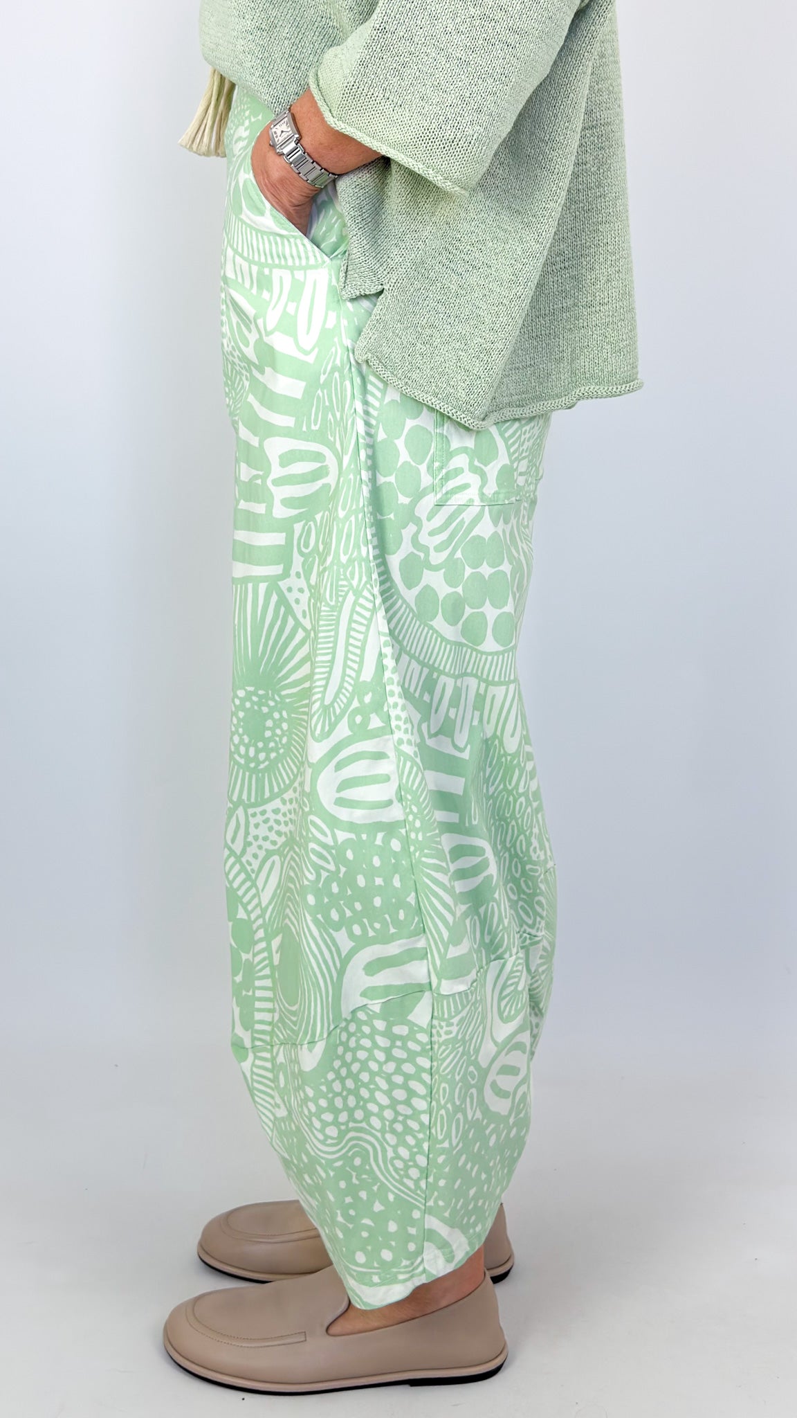 Rundholz Black Label 0106 Trousers Lime Print