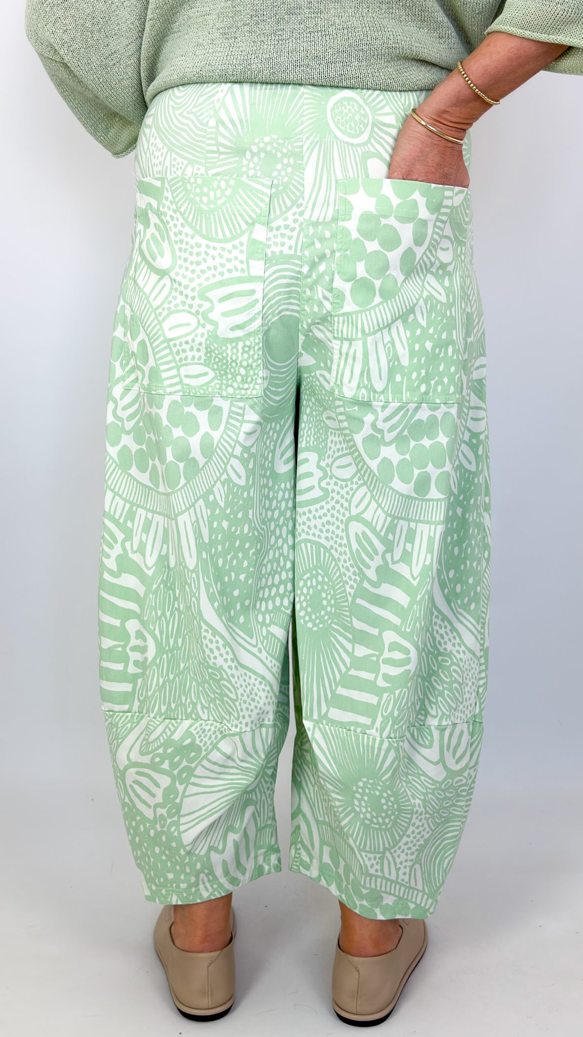 Rundholz Black Label 0106 Trousers Lime Print